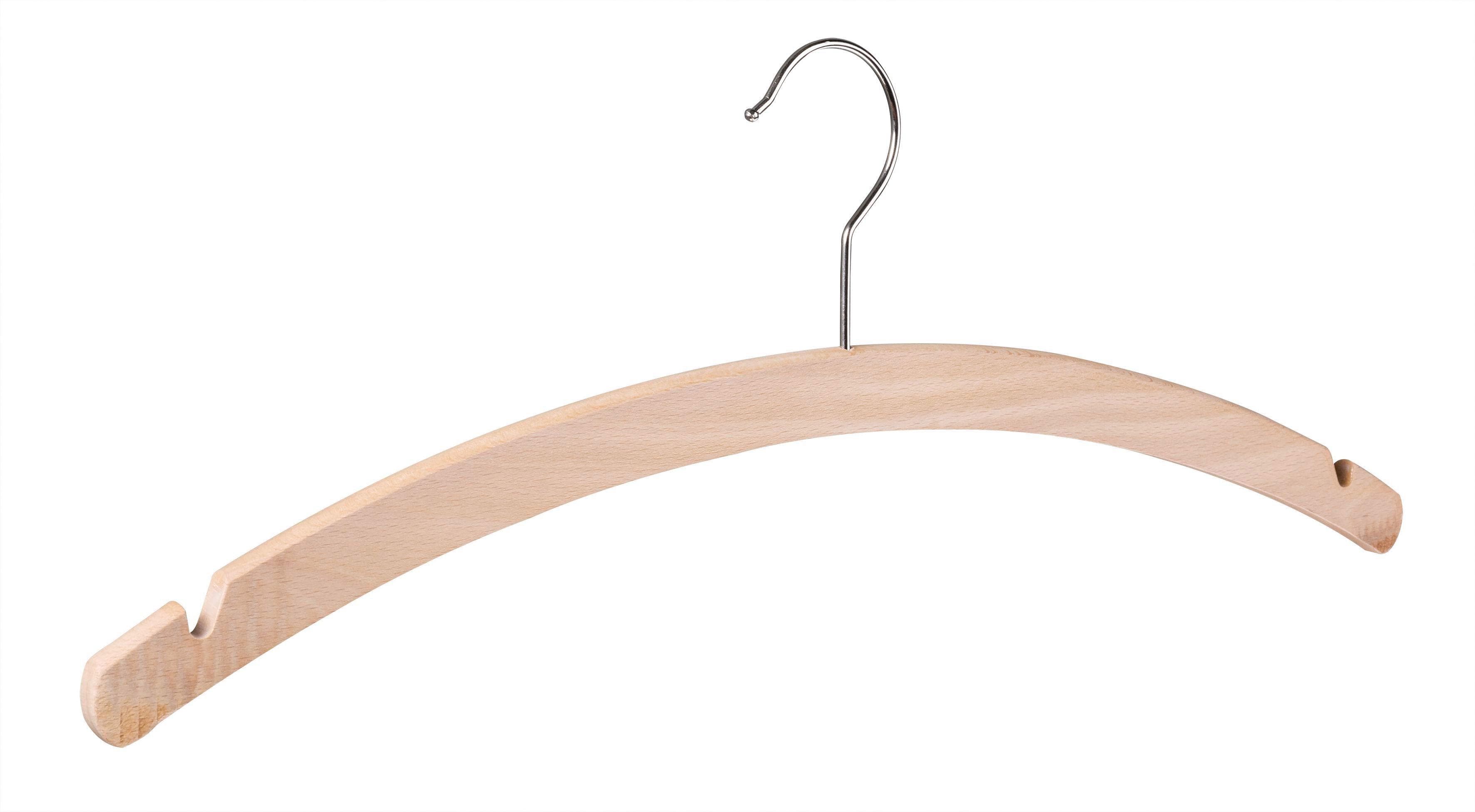 PIEPERCONCEPT Kleiderbügel Set 15-tlg. Natur Buche Metall