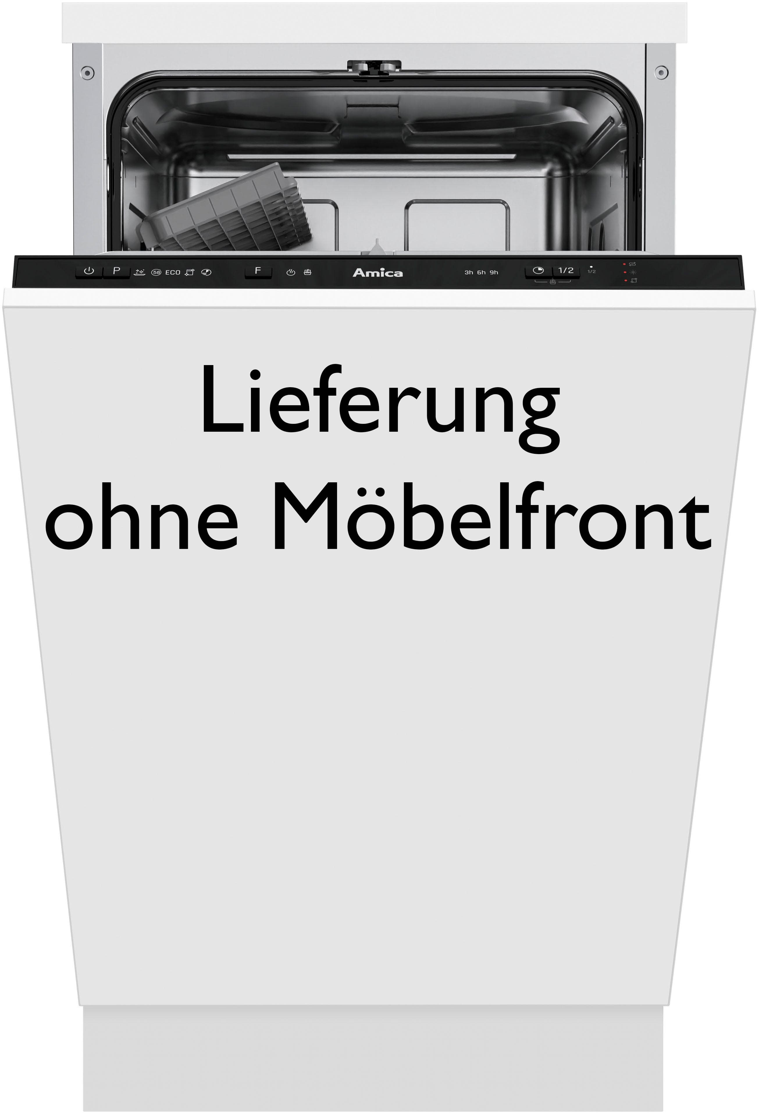 AMICA Vollintegrierbarer Geschirrspüler EGSPV 587 916 Weiß