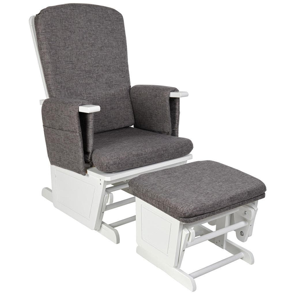 My Baby Lou Stillstuhl Grau Weiß Verstellbar