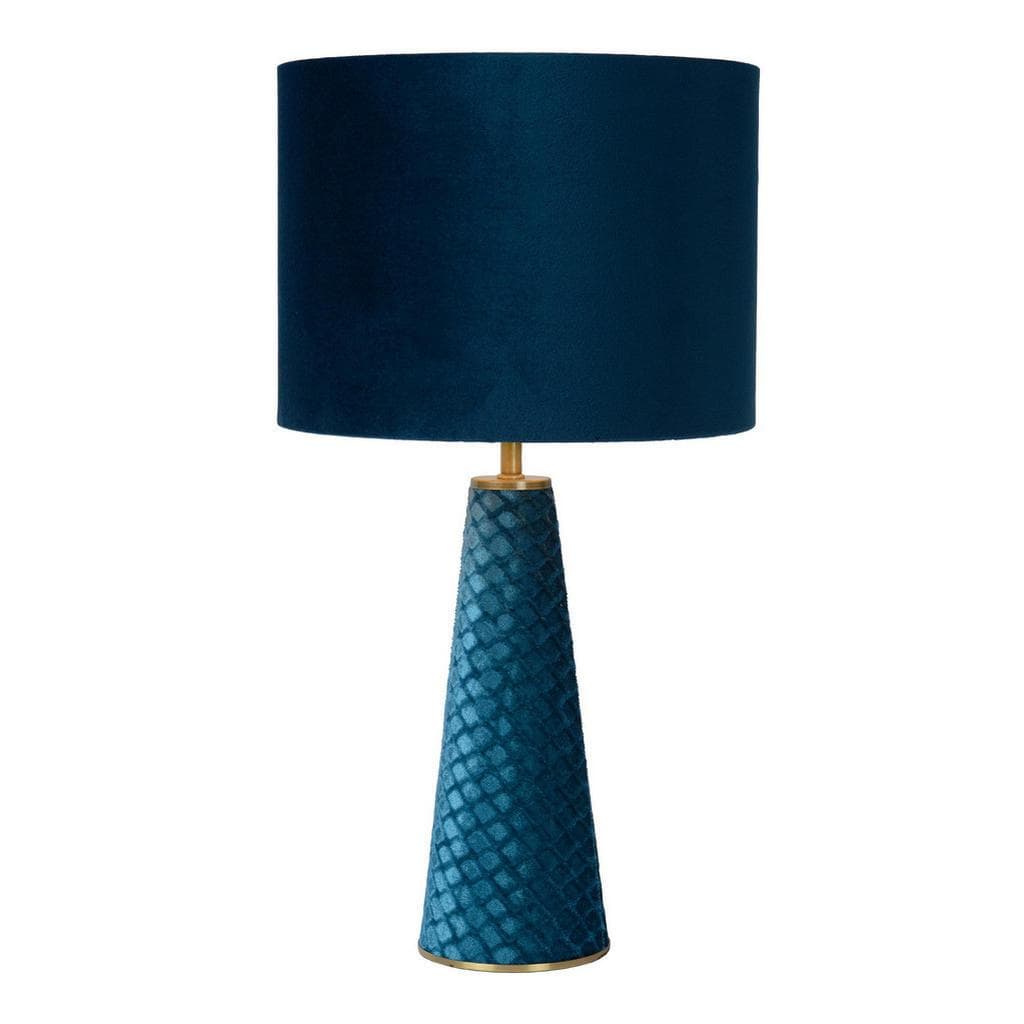 Lucide Tischleuchte Extravaganza Velvet Türkis Gold