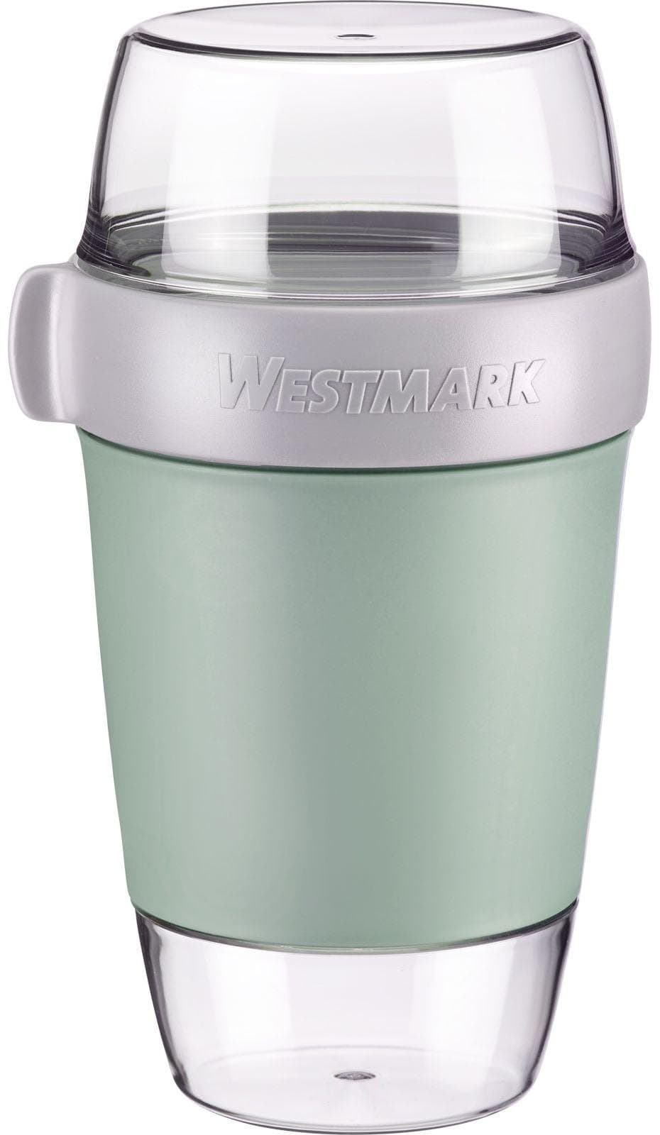 Westmark Lunchpot 1150ml grün - 3 Fächer Frischhaltedose
