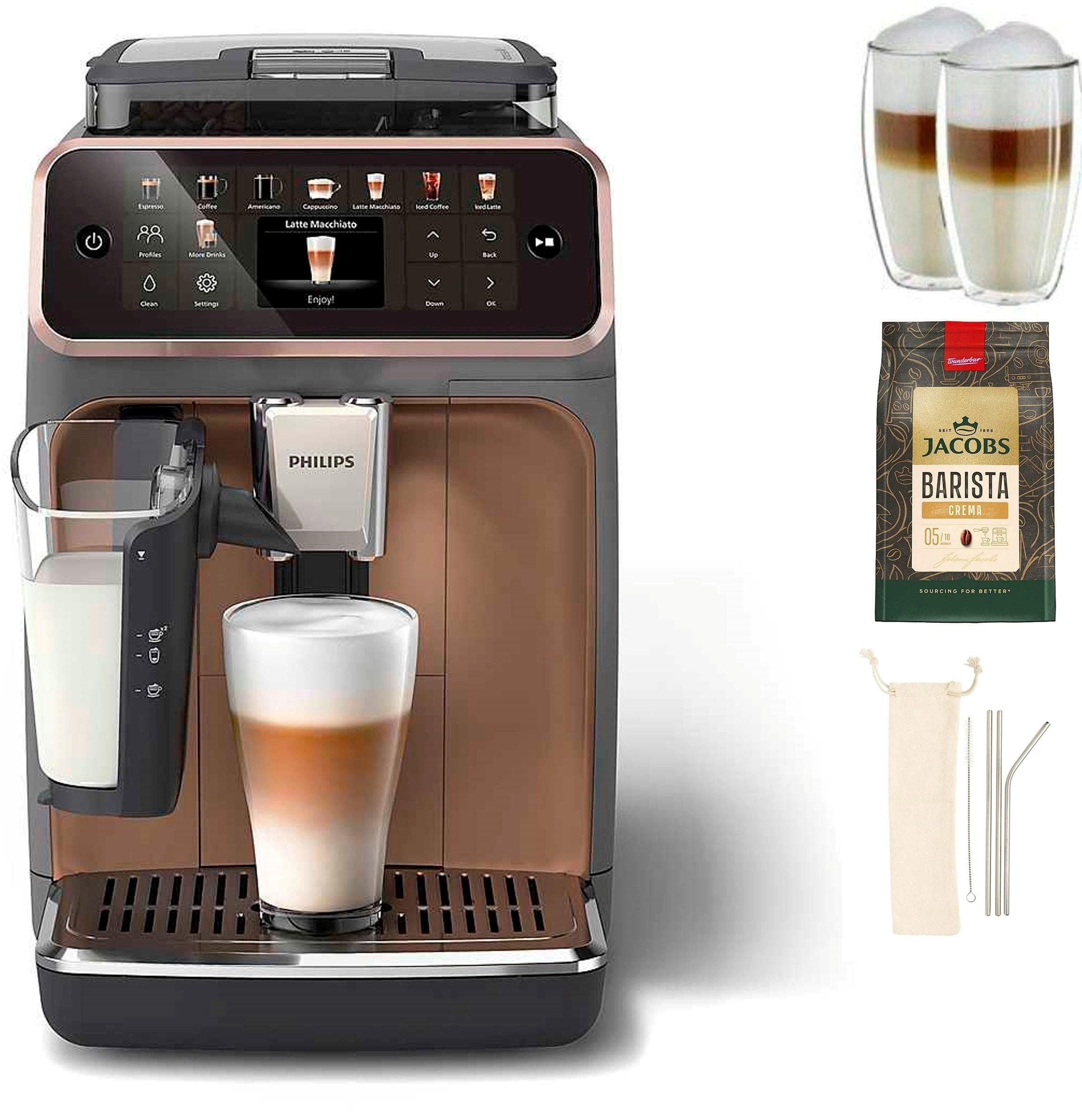 Philips EP5544/80 5500 Series Kaffeevollautomat Grau/Kupfer