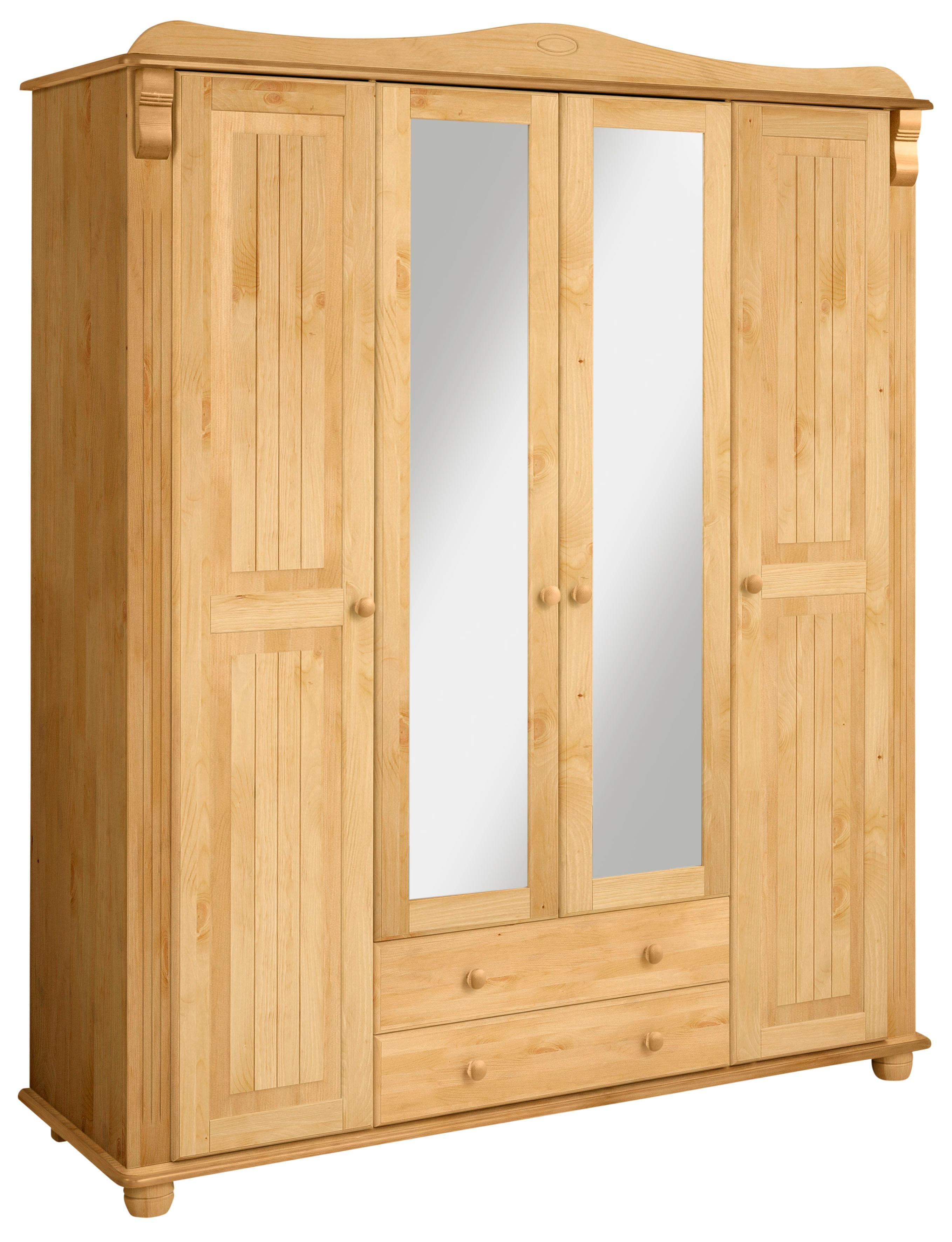 OTTO HOME Kleiderschrank Adele Massivholz Kiefer Beige