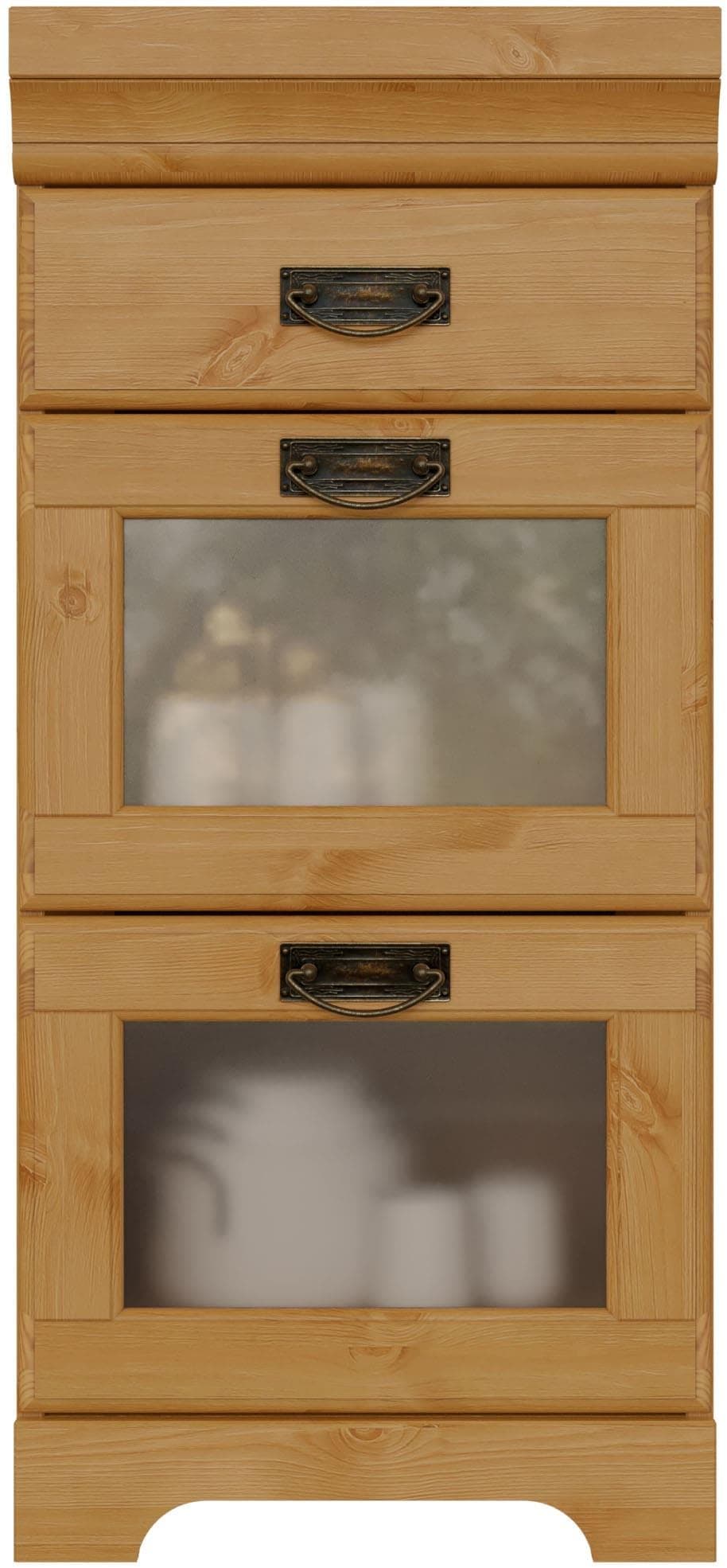 OTTO HOME Rügen Unterschrank Kiefer massiv 3 Schubladen beige natur