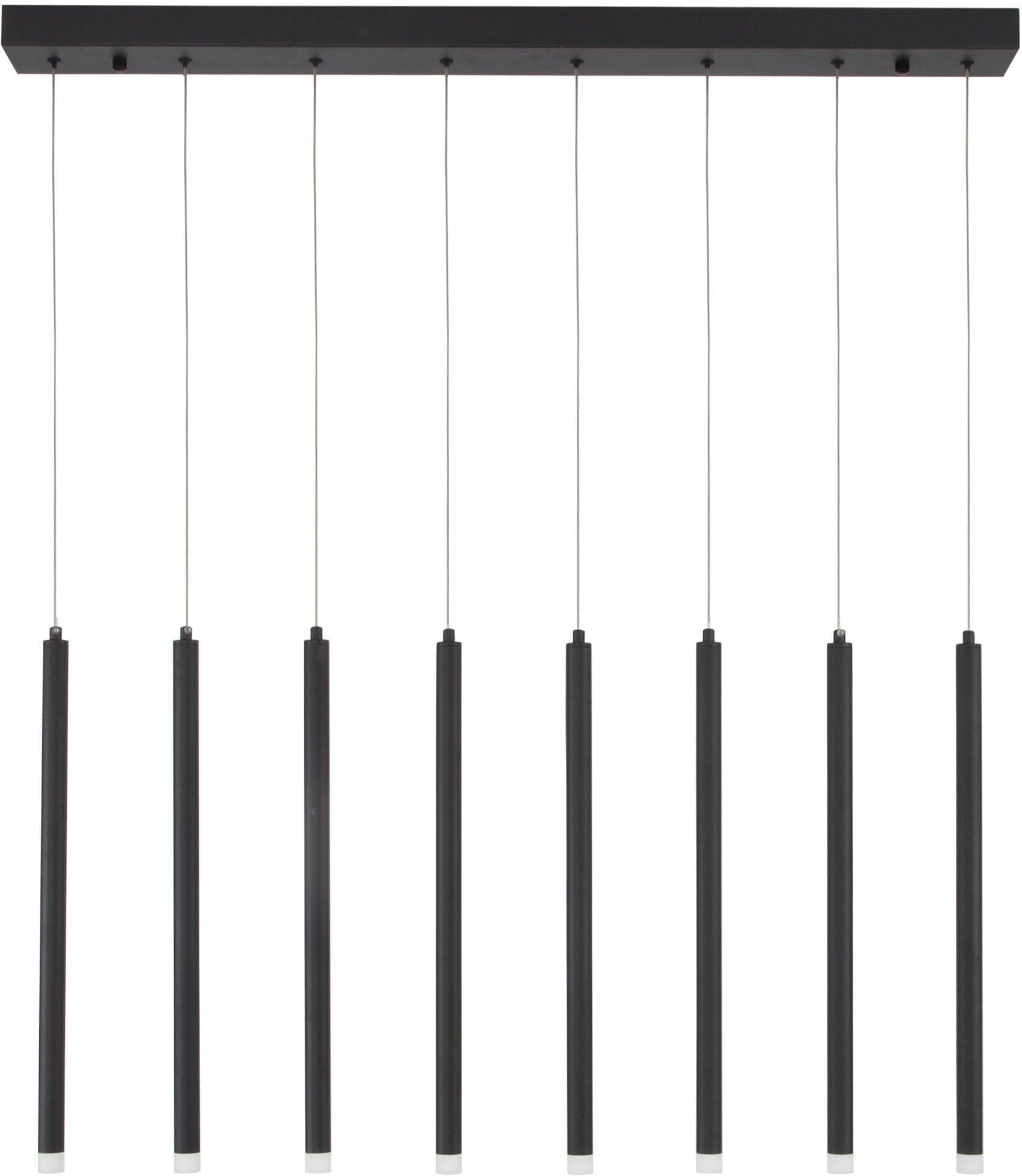 NOVA LUCE LED-Hängeleuchte TRIMLE - Schwarz Aluminium