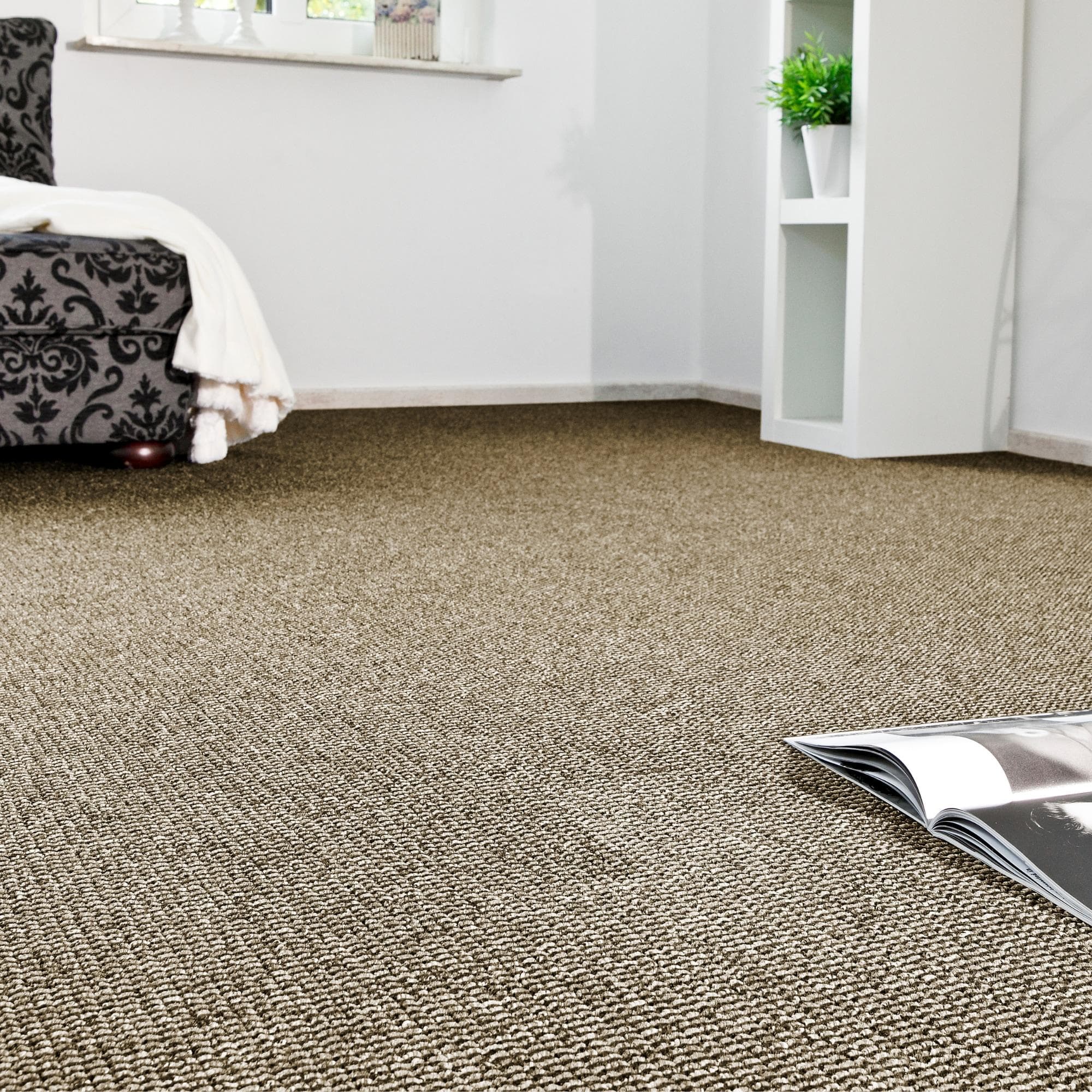 Andiamo Teppichboden Joe Schlinge Beige, Robust und Strapazierfähig