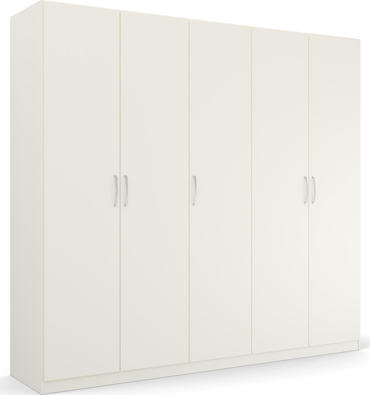 Rauch PURE BY QUADRA SPIN Drehtürenschrank Weiß mit Spiegel