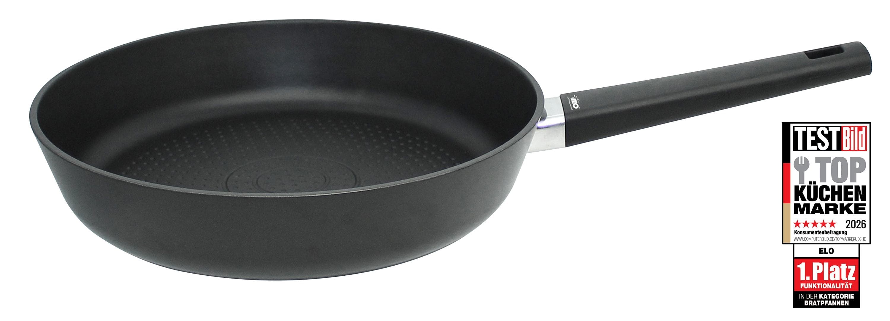 ELO Bratpfanne Smart Wave Schwarz Antihaftversiegelung