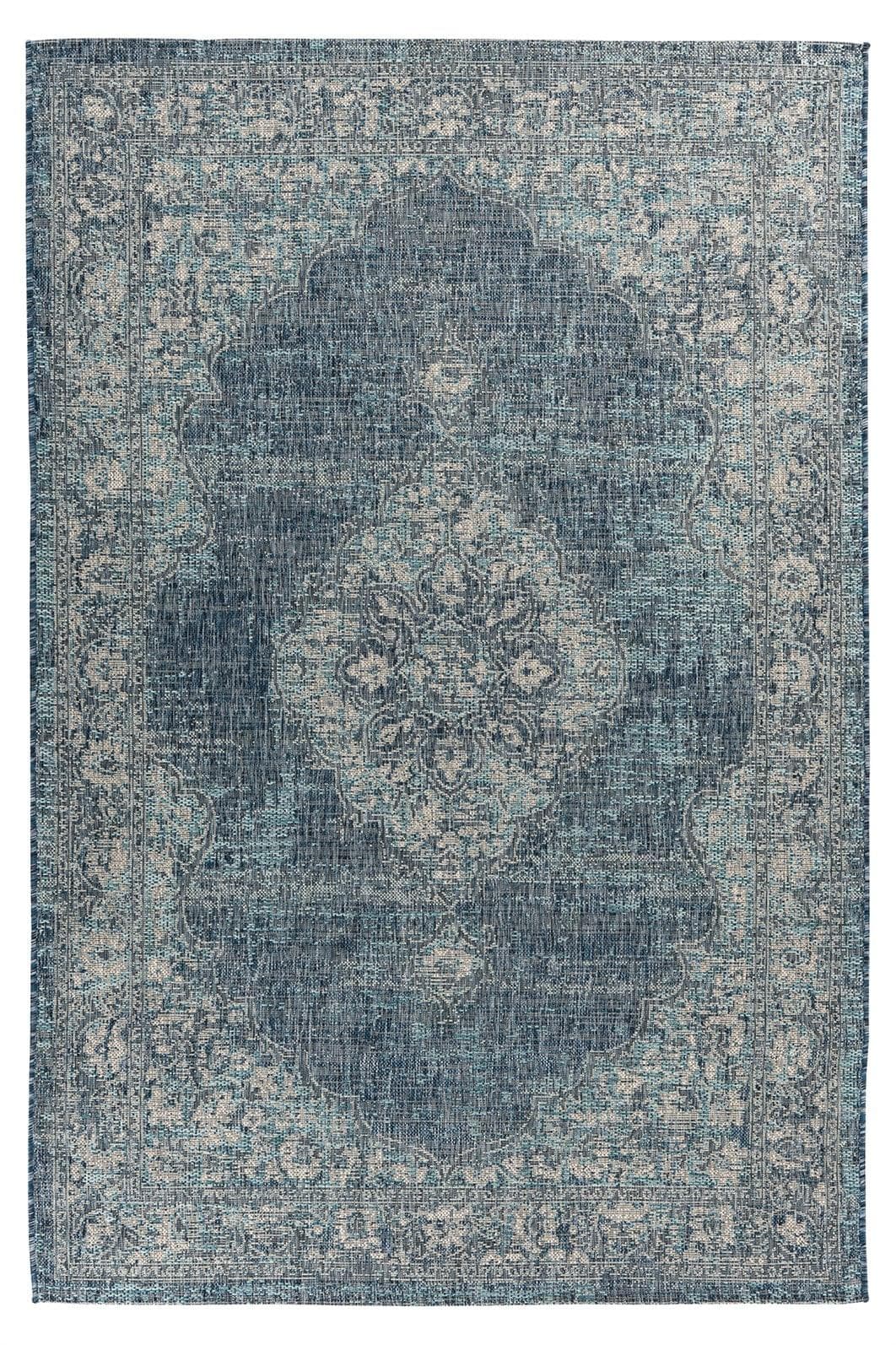 KAYOOM Nautic 885 Teppich Blau Kurzflor Polypropylen