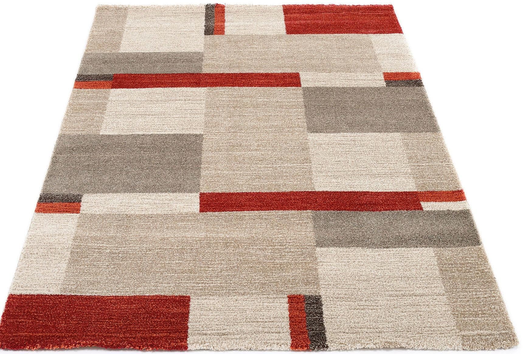 OCI DIE TEPPICHMARKE Castle Beppo: Moderner Mosaik-Teppich fürs Wohnzimmer