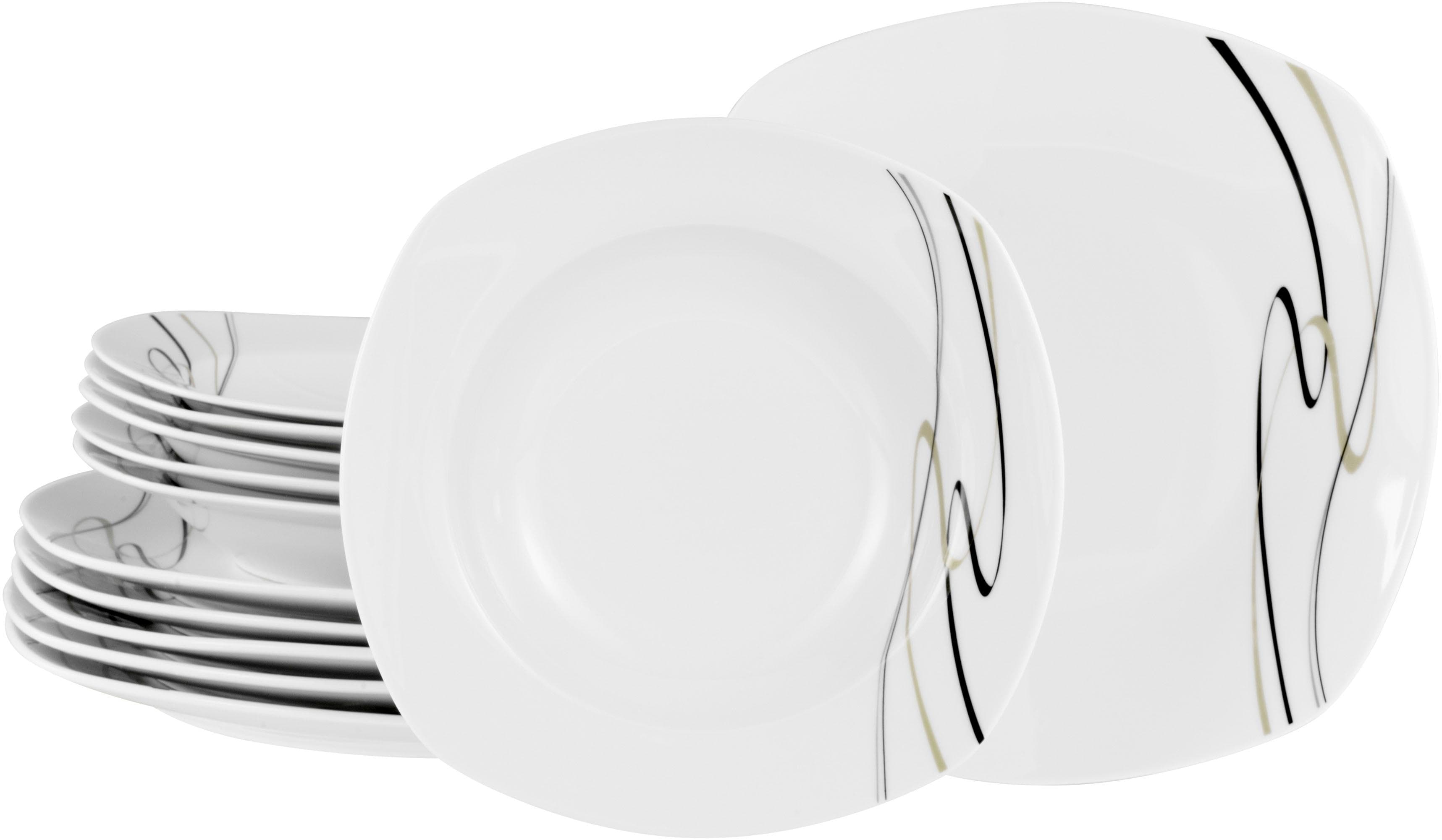 Elegantes Tafelservice aus Porzellan