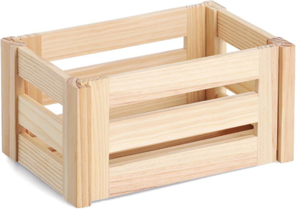 ZELLER PRESENT Aufbewahrungsbox Leisten Kiefer Massivholz Natur