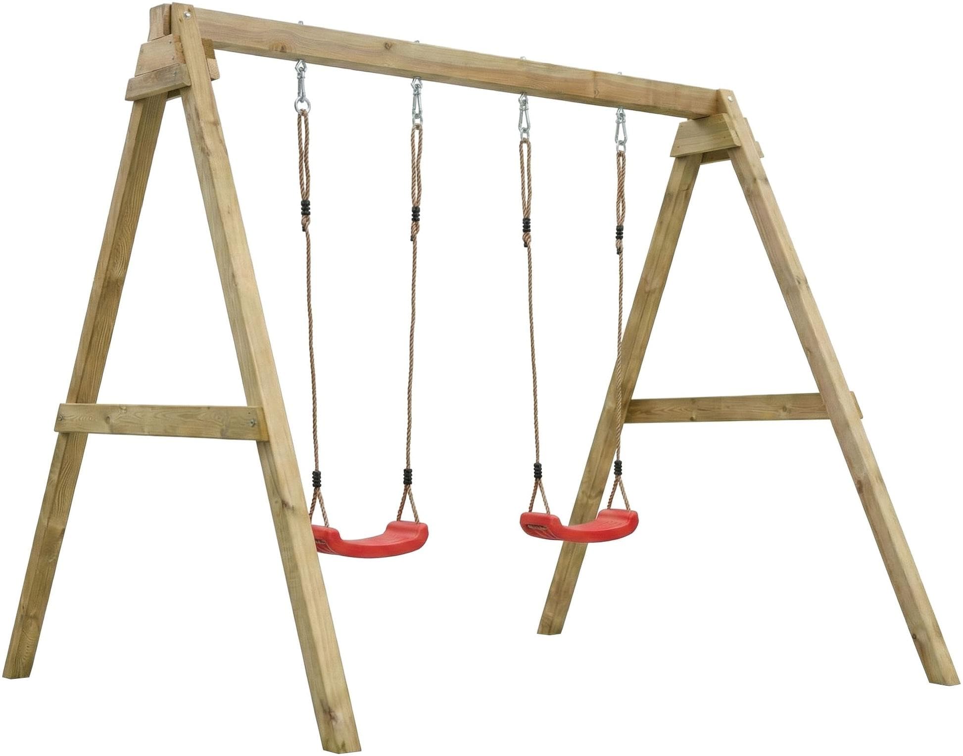 MaxPlay - Swing Doppelschaukel FUNGOO, Natur, 198x202x217cm
