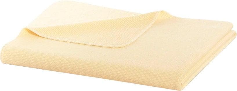 BIEDERLACK Pearl Wohndecke Gelb 100% Baumwolle Kuscheldecke