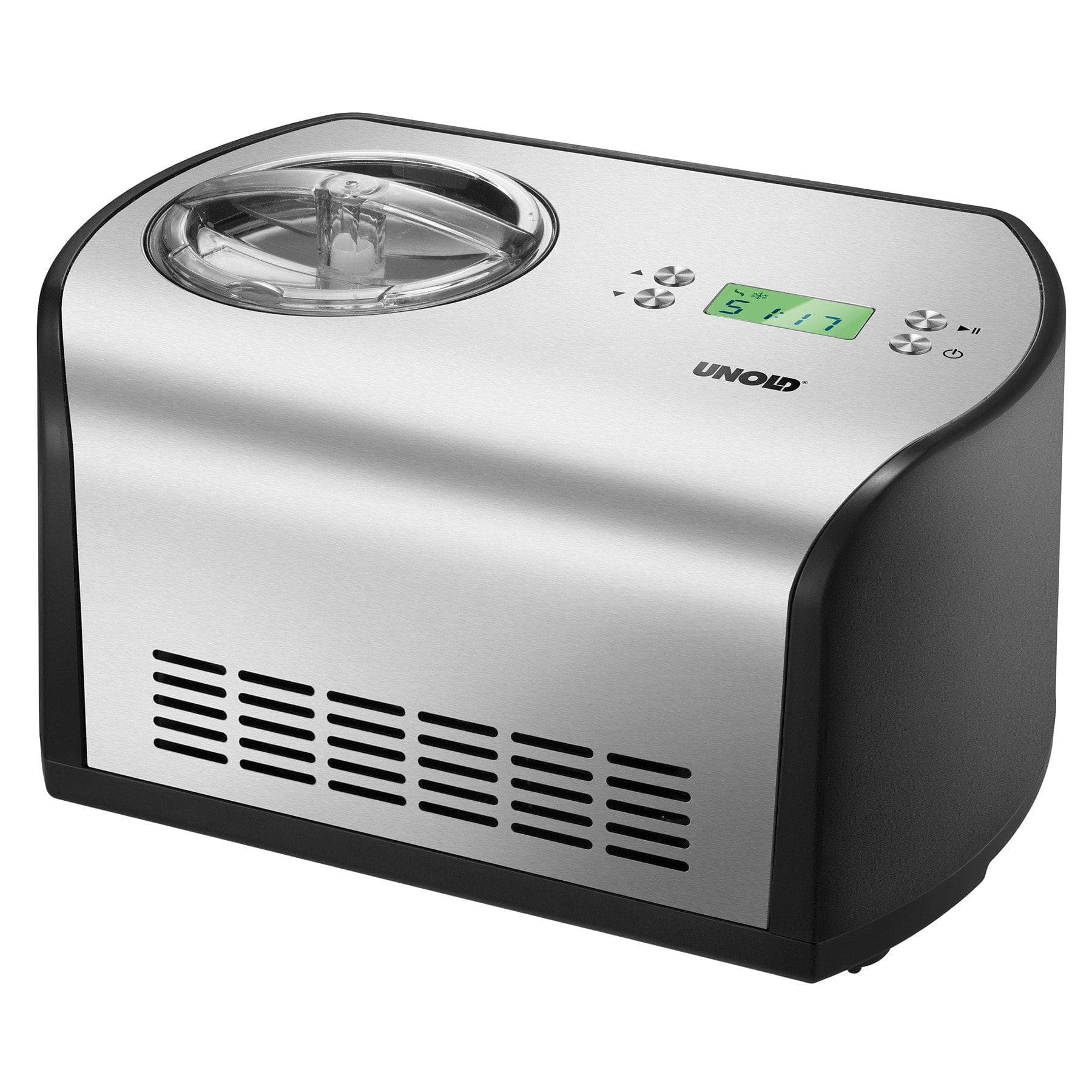 UNOLD Eismaschine One 48865 Schwarz Edelstahl