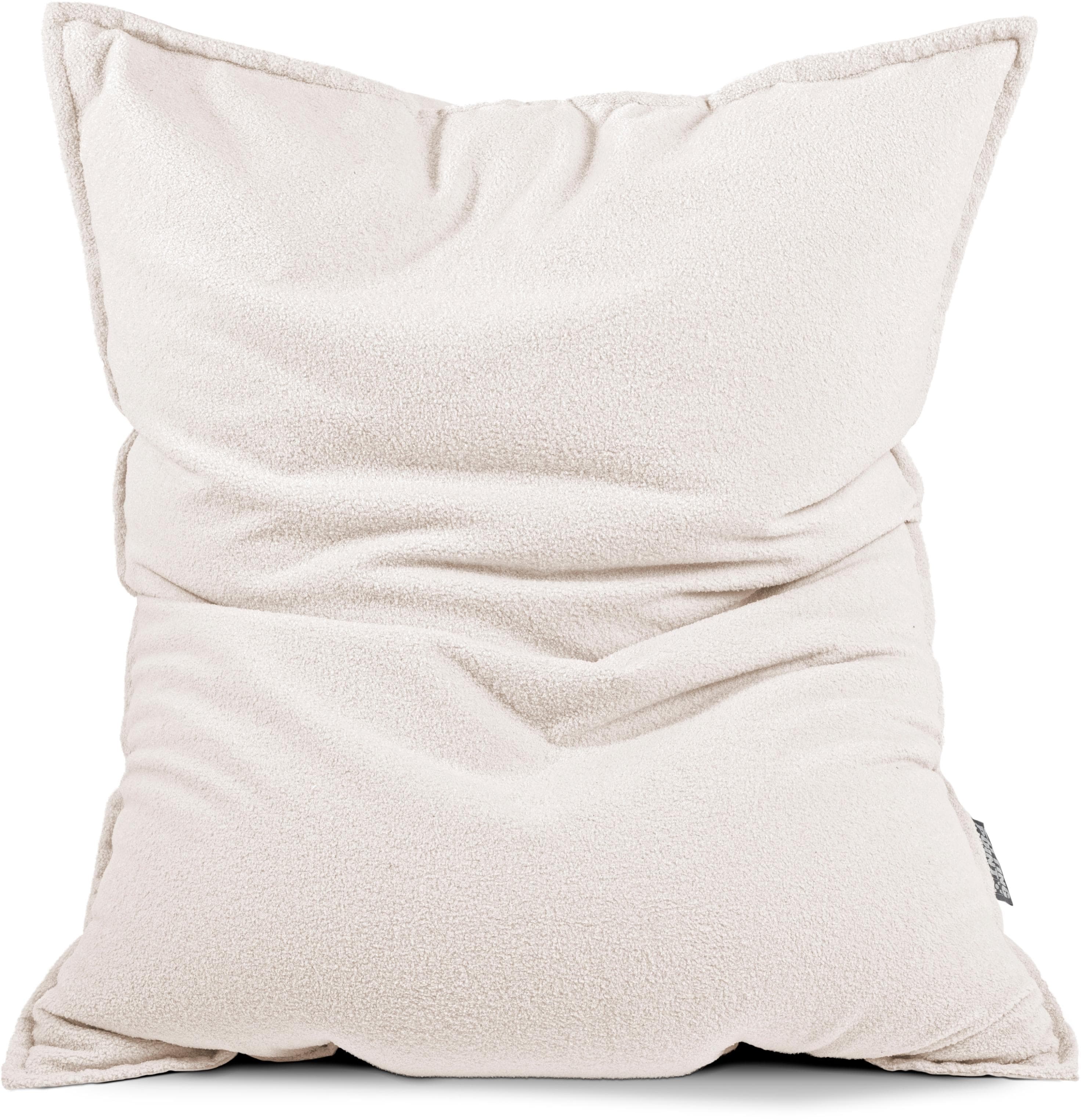Sitzsack MAGMA HEIMTEX BigBag Woolly Beige Teddy-Style
