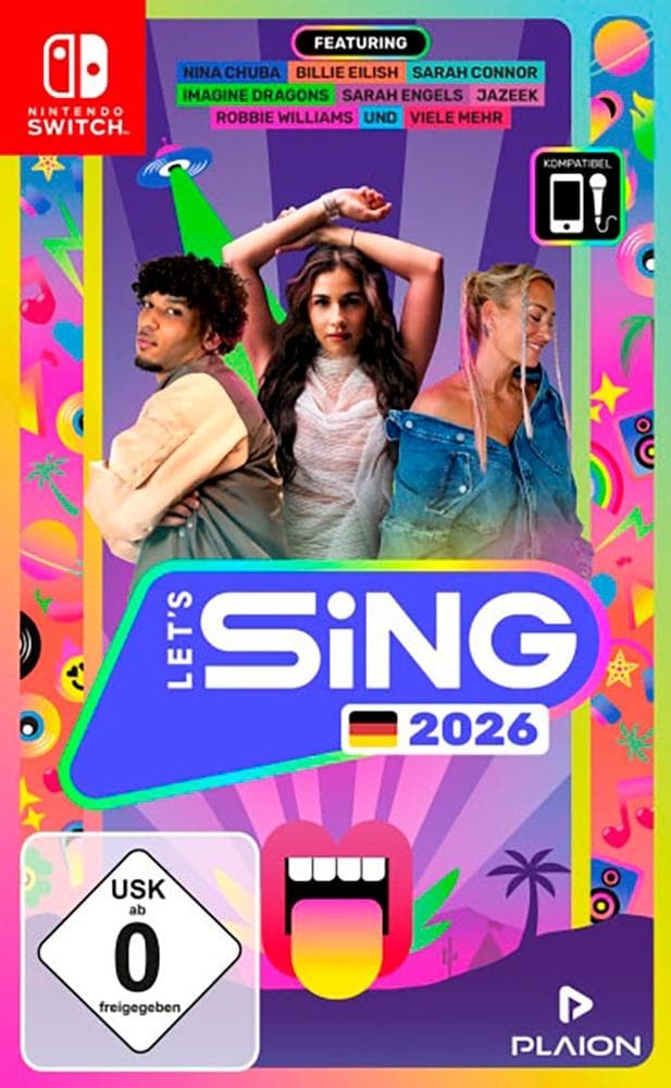 RAVENSCOURT Let's Sing 2026 German Version Nintendo Switch Spielesoftware