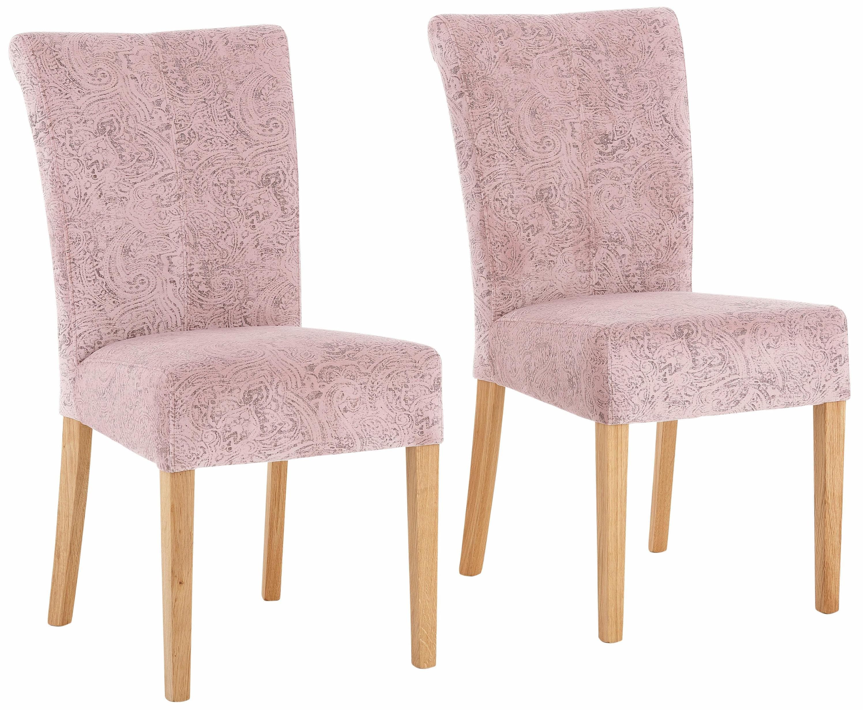 Home Affaire Queen Polsterstuhl Rosa Eiche Massivholz
