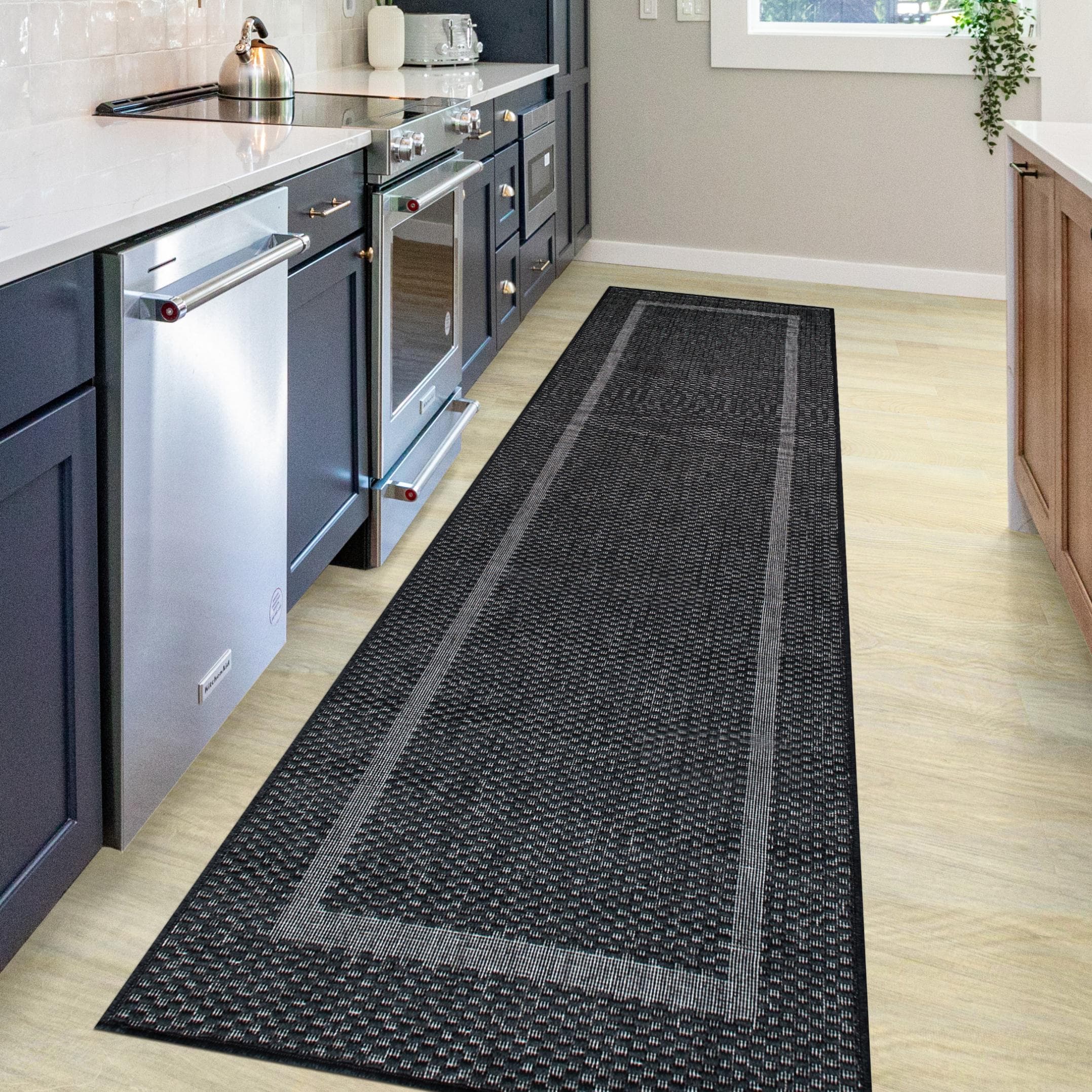 my home Teppich Venedig Bordüre Sisal-Optik