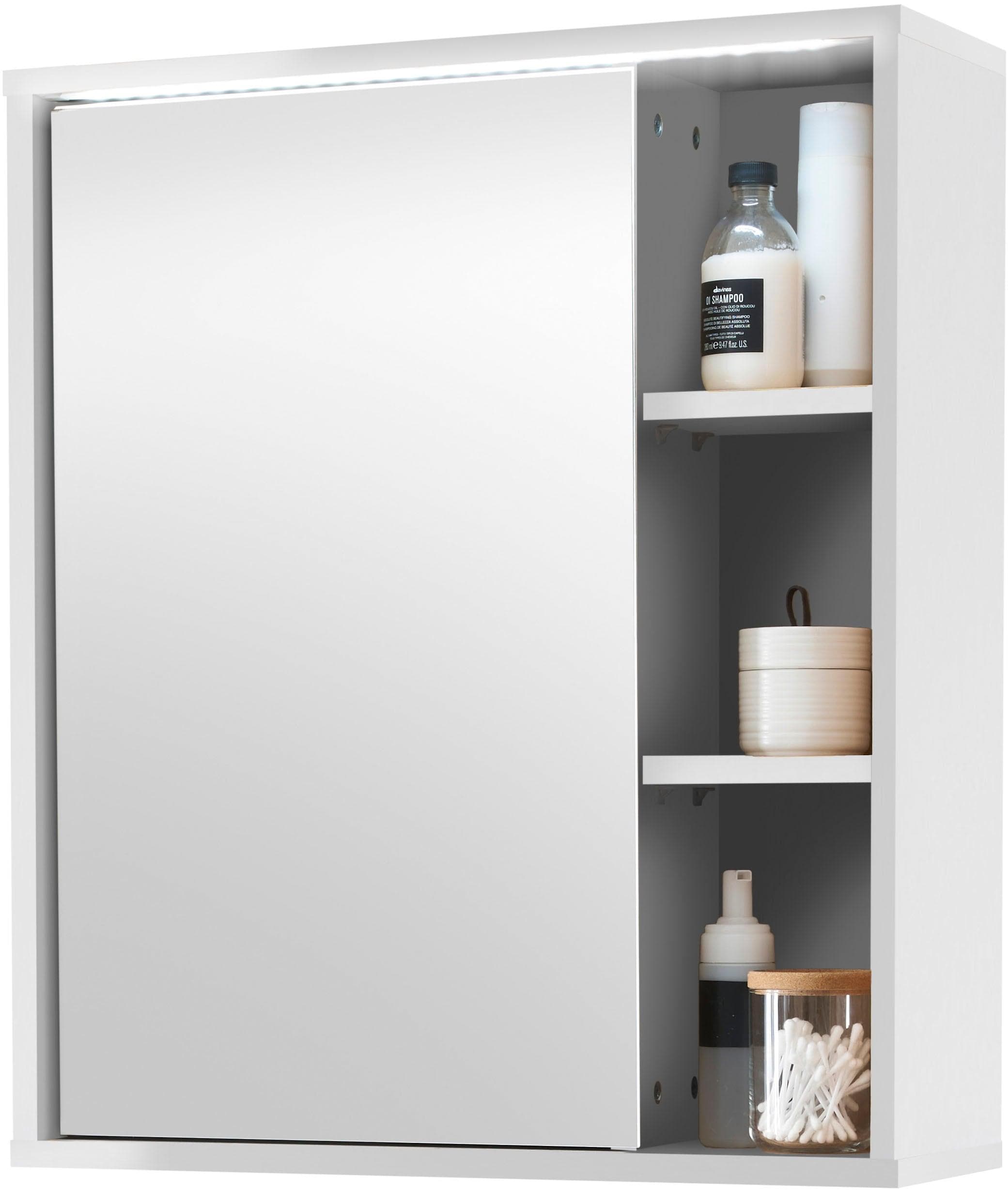 BASIC by Balculina Spiegelschrank Este Weiß Matt LED