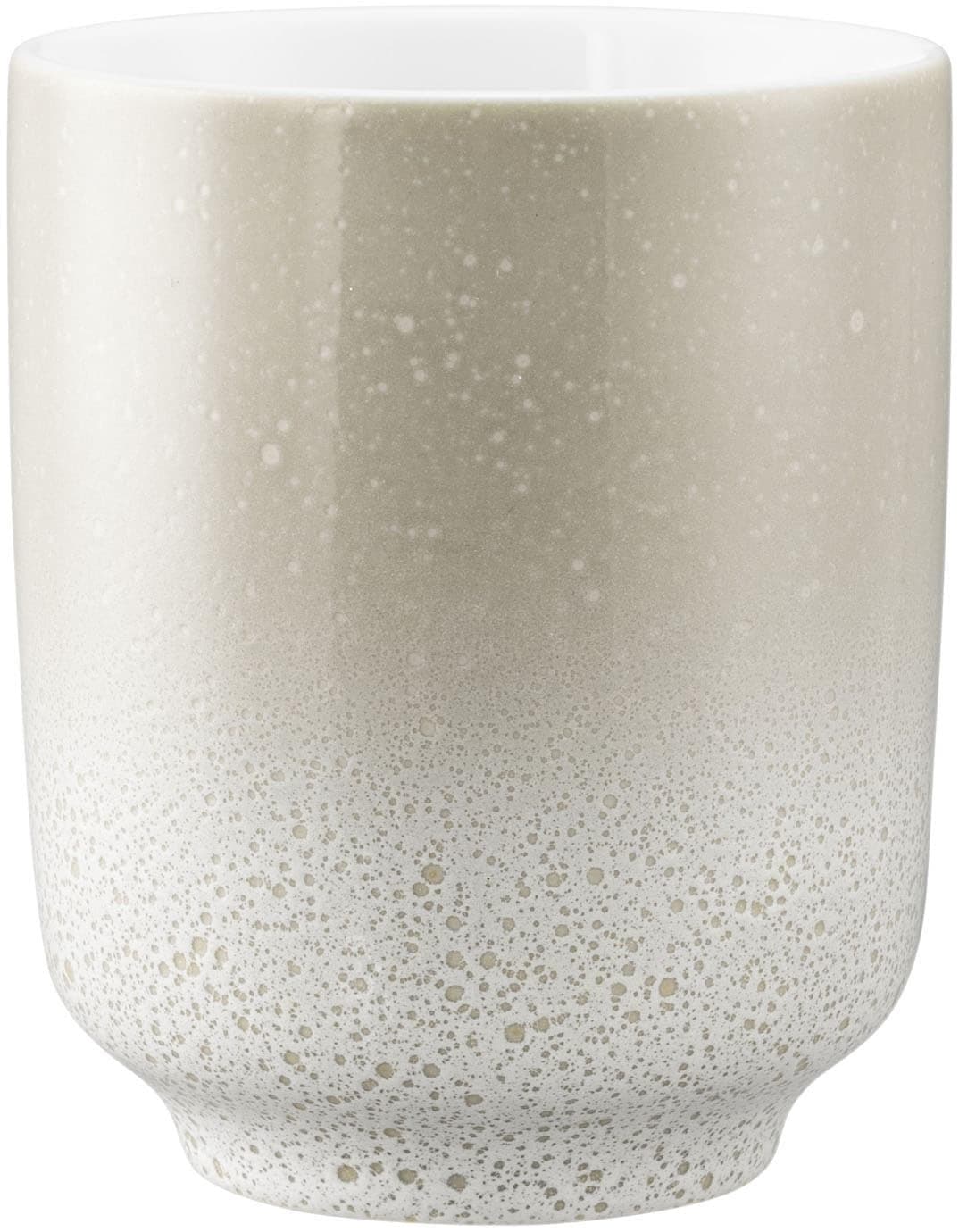 Seltmann Weiden Becher Sento Home beige Porzellan ohne Henkel