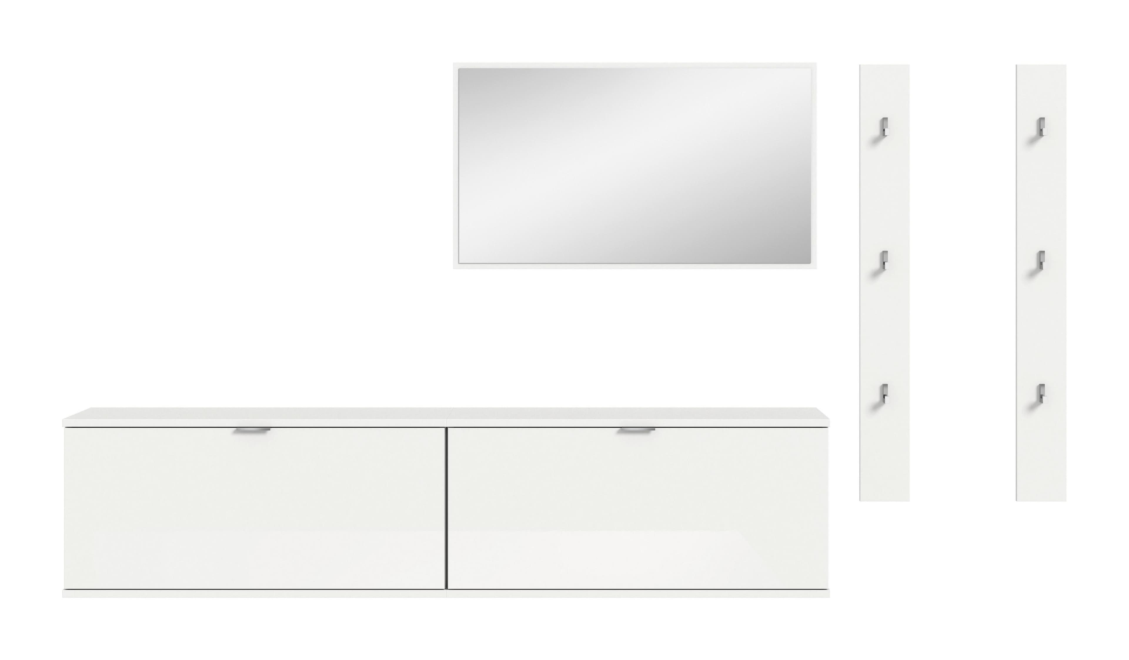 Garderobe Projekt X 5-tlg. Weiß Modern