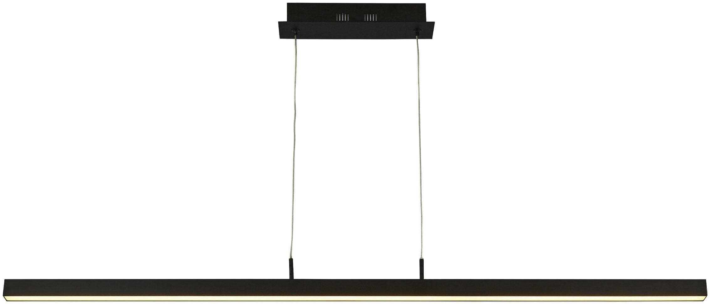 SEARCHLIGHT Pendelleuchte Tribeca Bar-Anhänger Schwarzmetall