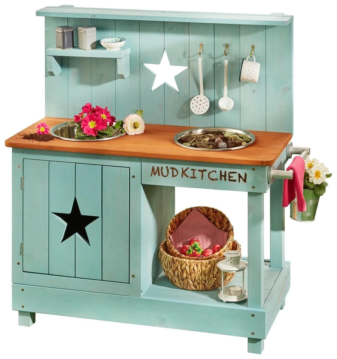 Muddy Buddy Outdoor-Spielküche Adventurer Star blau