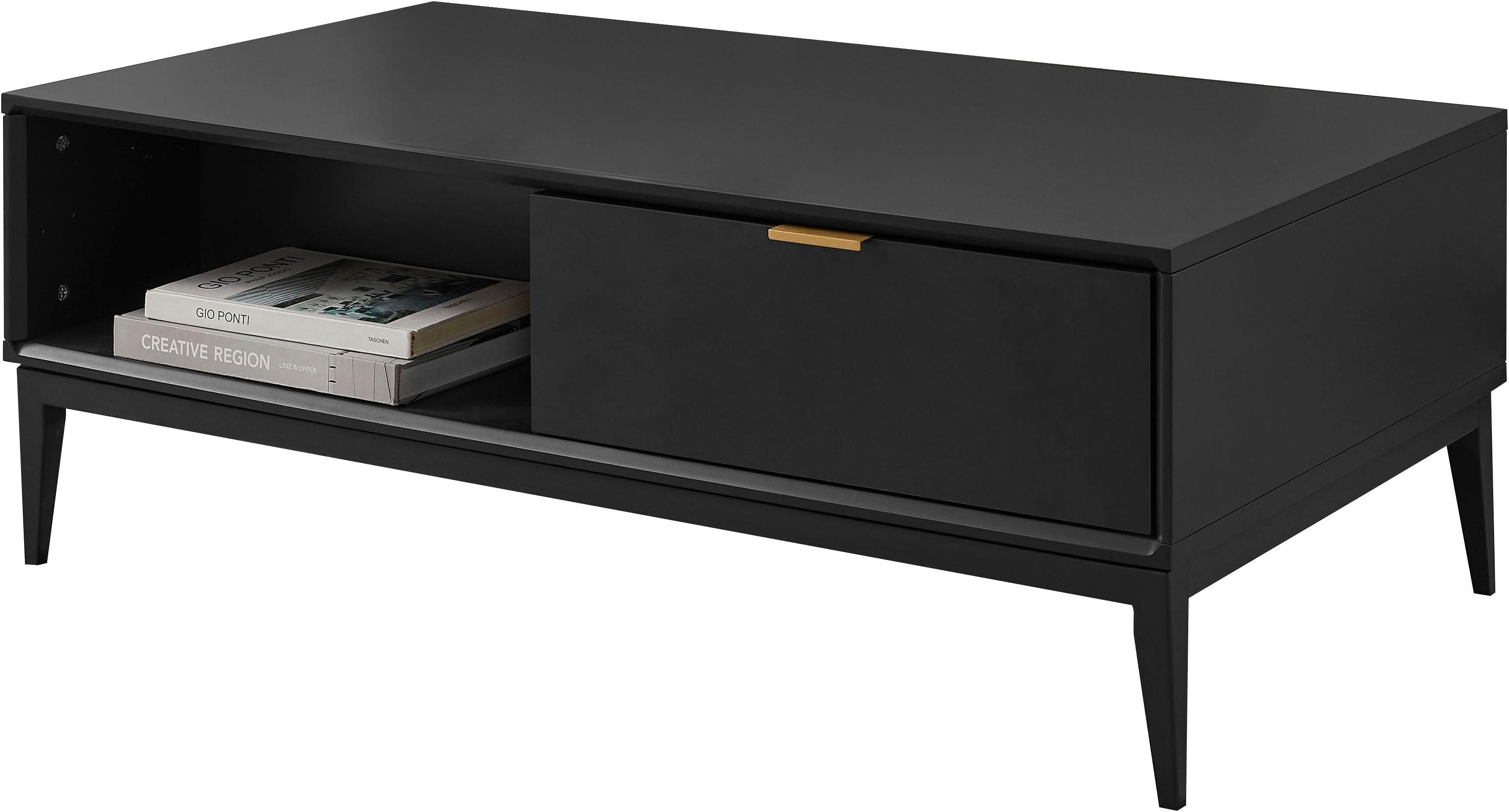Couchtisch LEONIQUE Lavisha Schwarz