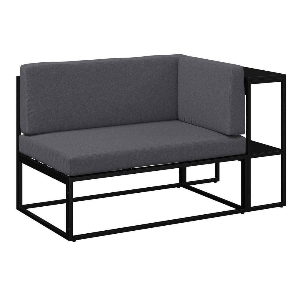 Ambia Garden Gartenbank Anthrazit Metall 1-Sitzer