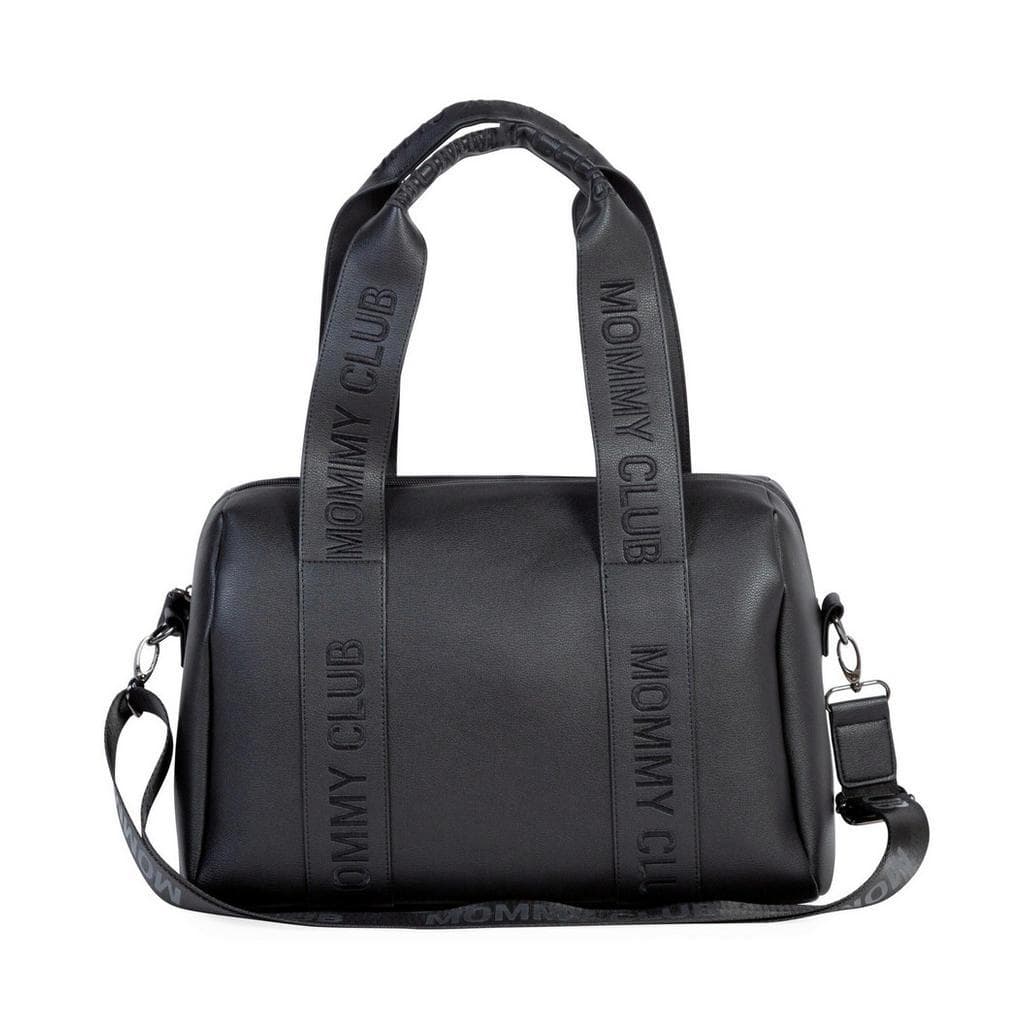 Childhome Wickeltasche Mommy Club Vegan Leder Schwarz