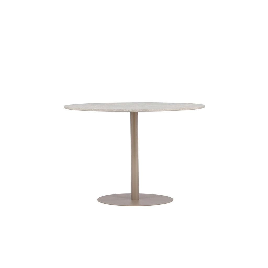 Livetastic Esstisch Beige Holz Metall Pappel Rund 75 cm