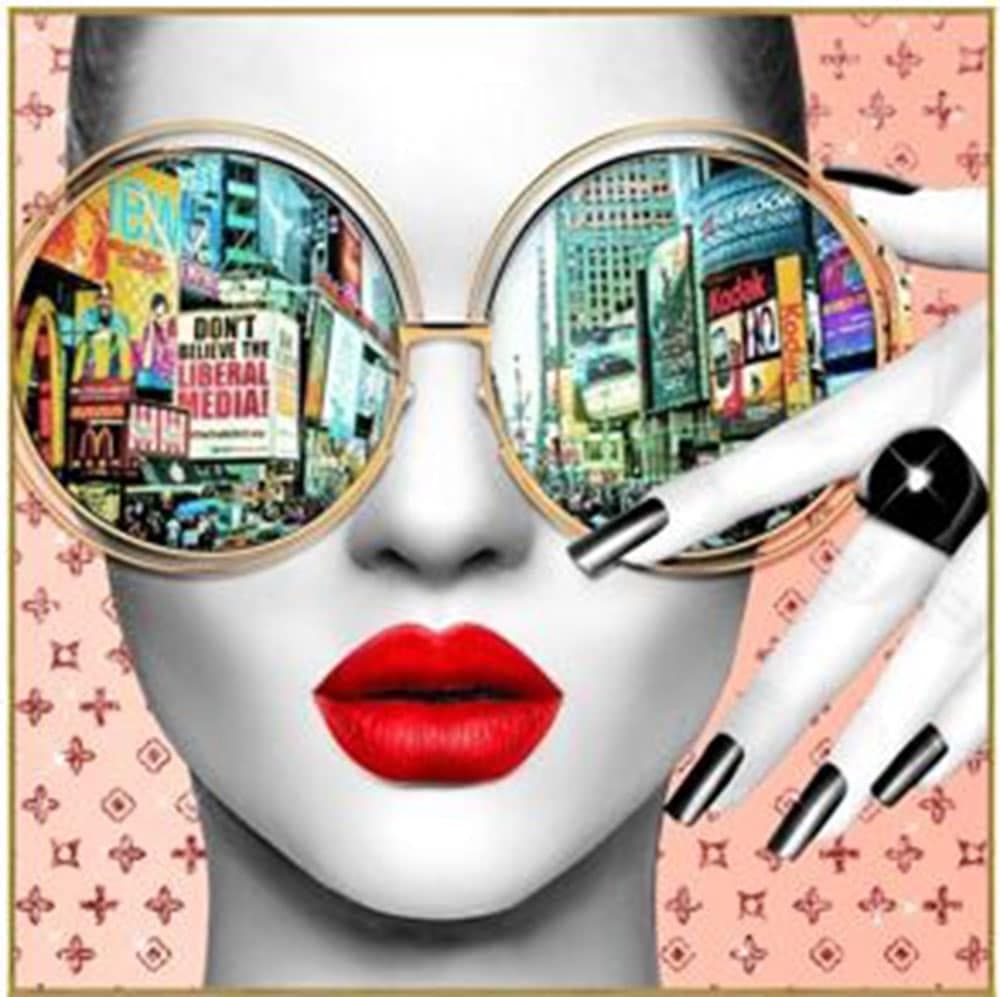 KARE DESIGN Gerahmtes Bild Times Square View Bunt