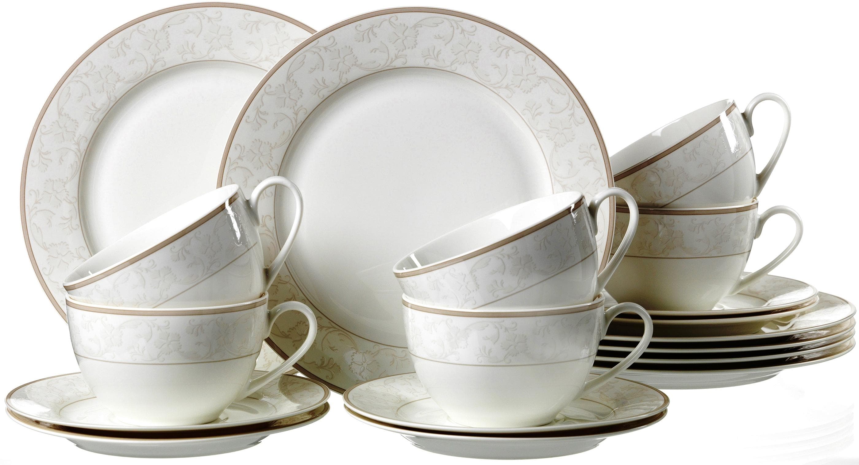 Ritzenhoff & Breker Kaffeeservice Isabella 18er Set Floral-Dekor