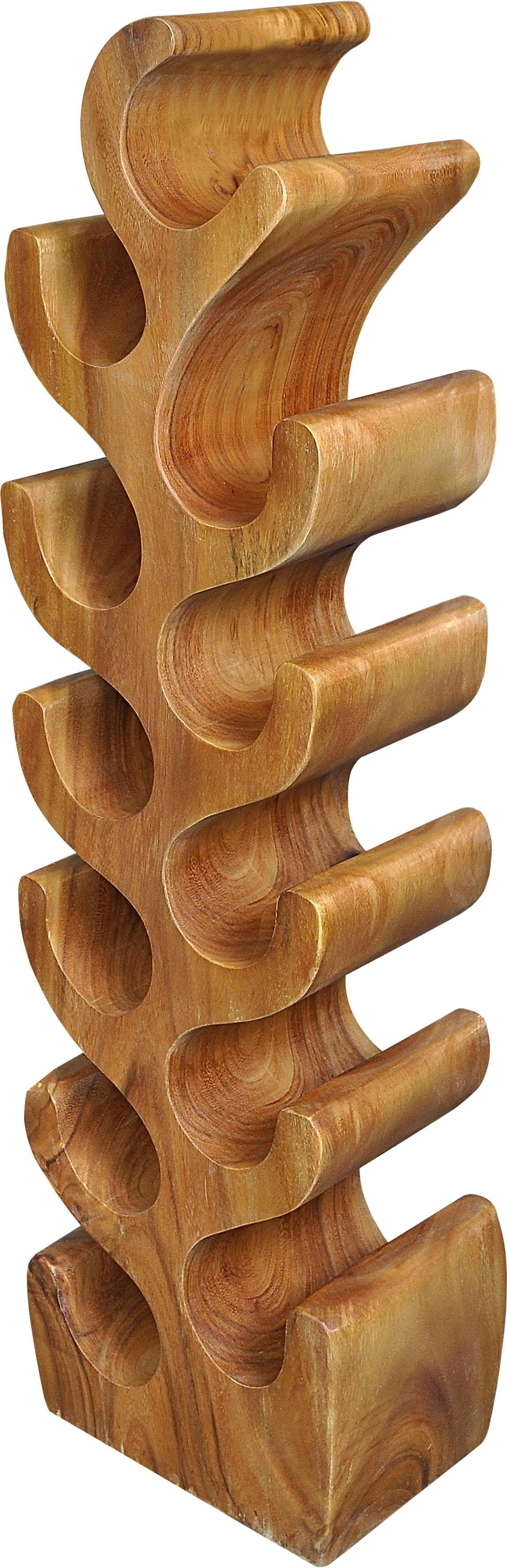 SIT Weinregal Romanteaka Massivholz Beige
