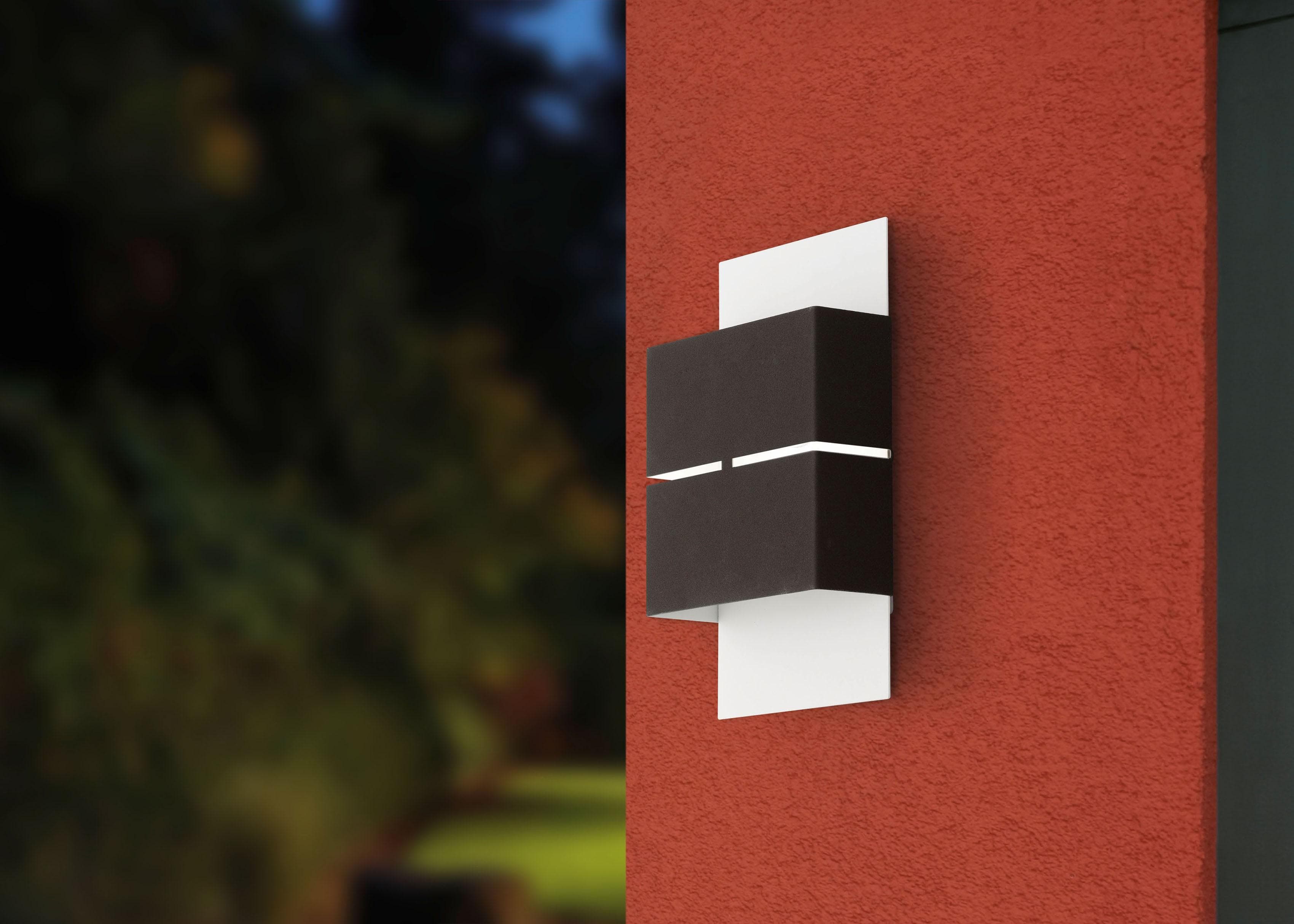 Eglo LED Außenleuchte KIBEA Wandleuchte Grau Anthrazit IP54