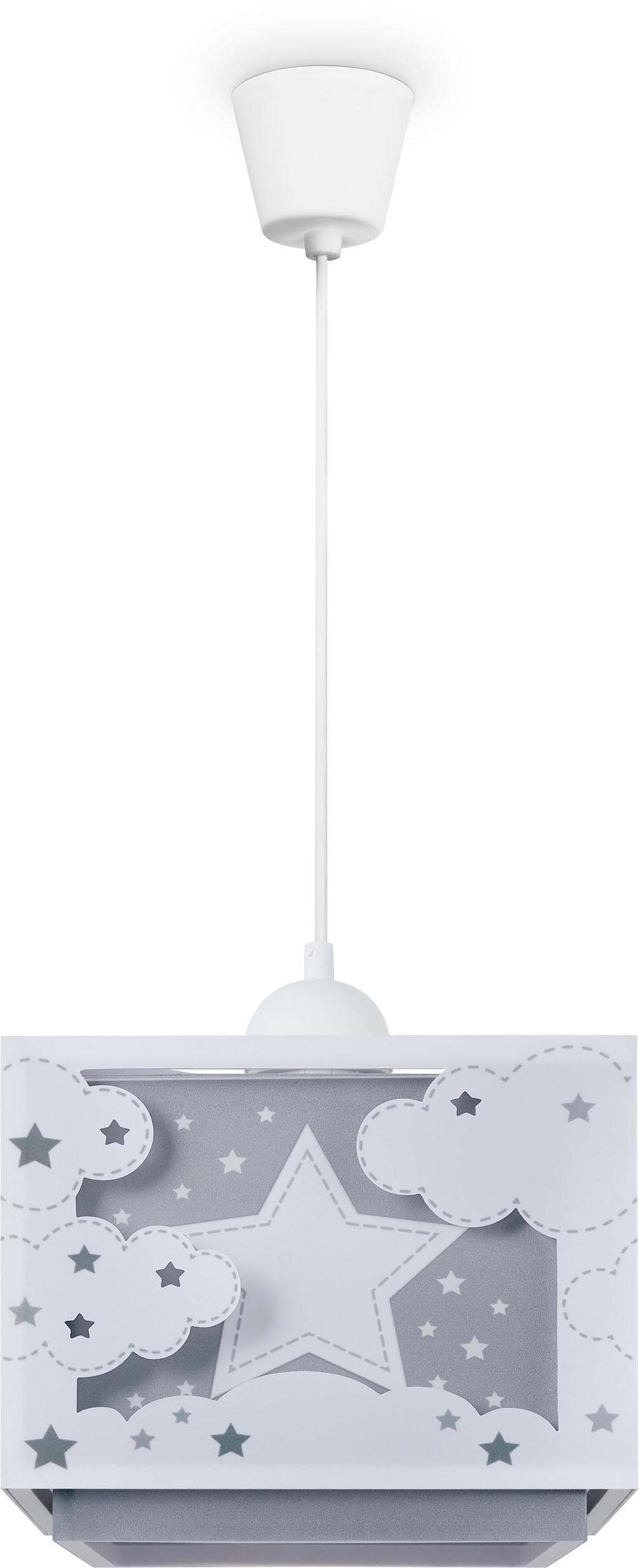 PACO HOME Pendelleuchte Greta Kinderzimmer Weiß