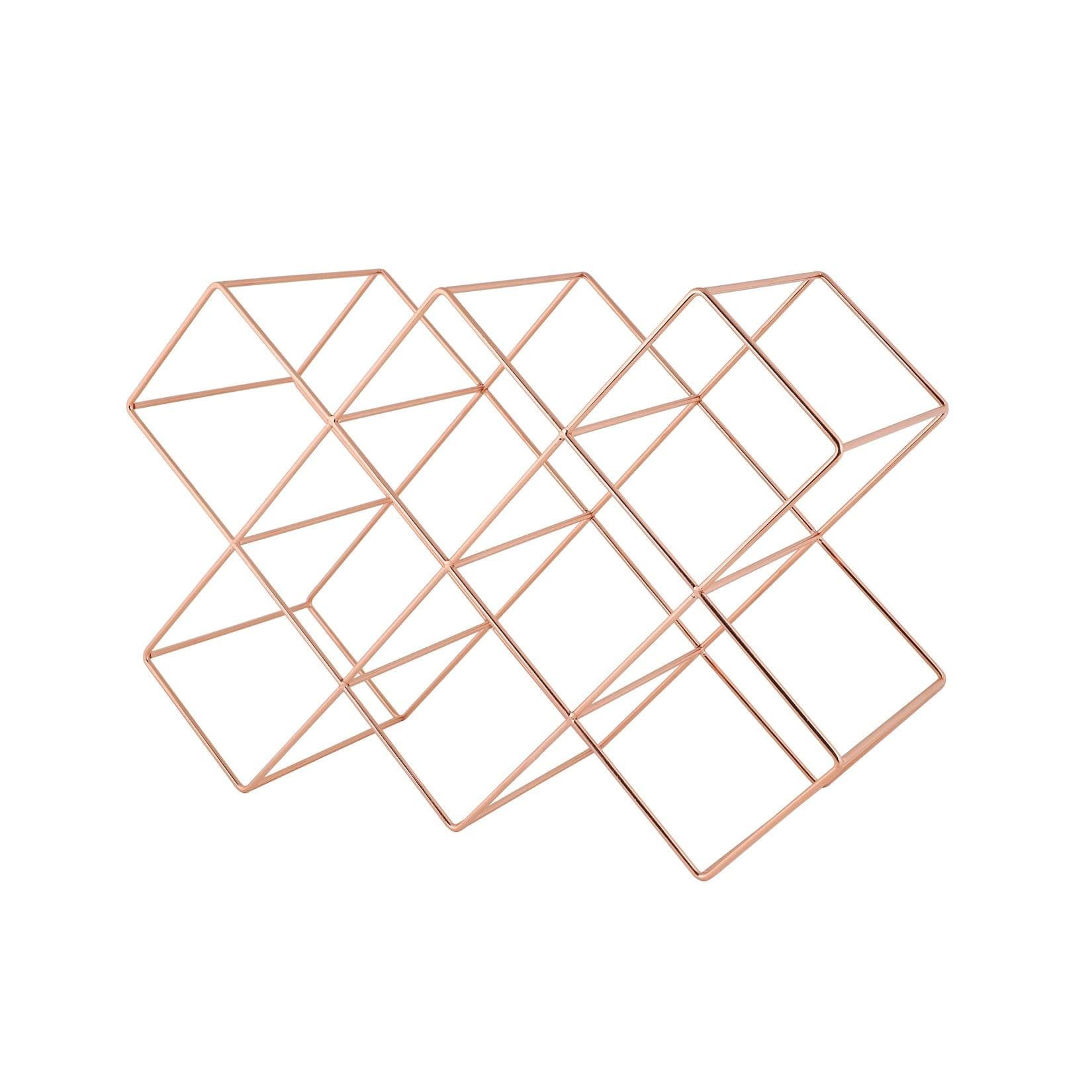 ECHTWERK Weinregal für 8 Flaschen Kupfer