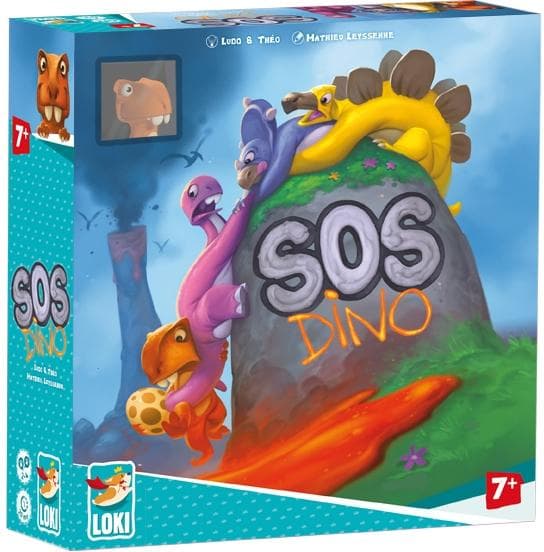 Loki SOS Dino Kinderspiel mit 3D-Dino-Figuren