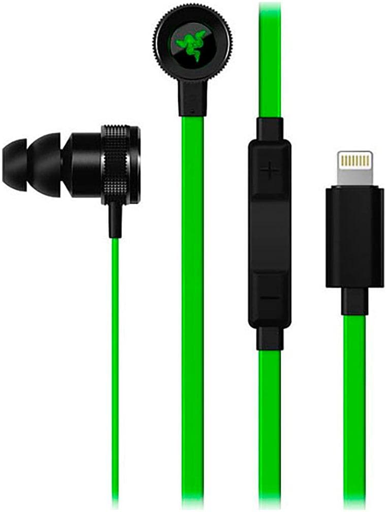 RAZER Gaming-Headset Hammerhead Lightning für iOS, schwarz/grün