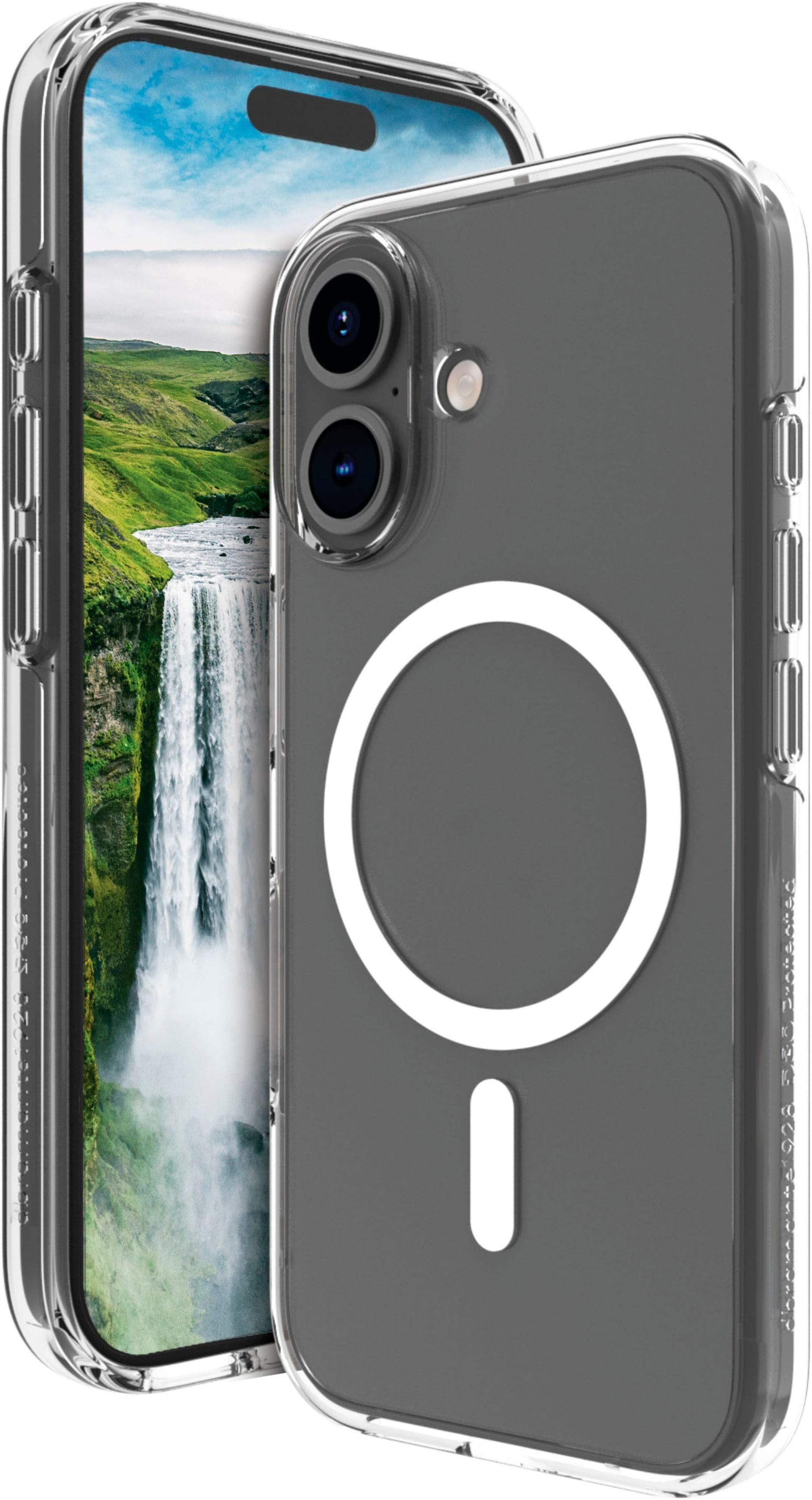 DBRAMANTE1928 Smartphone-Hülle Iceland Ultra D3O MagSafe iPhone 16 transparent
