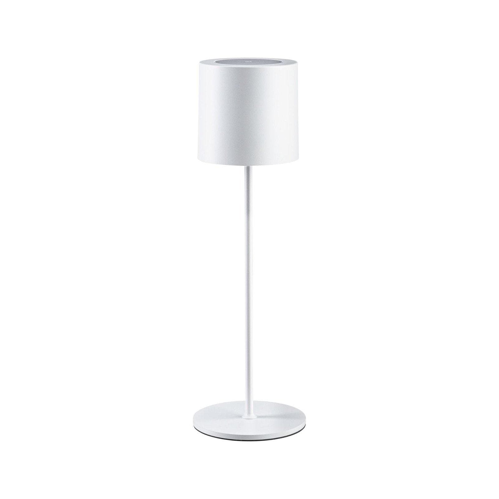 Paulmann LED-Akku-Tischleuchte Tuni, weiß, Kunststoff, IP44