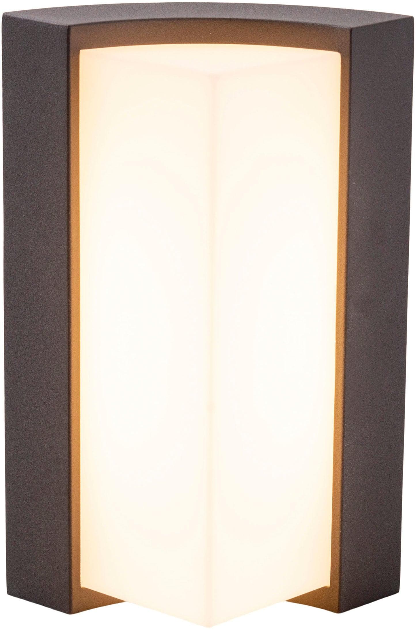 Kompakte Außenwandleuchte mit LED-Beleuchtung