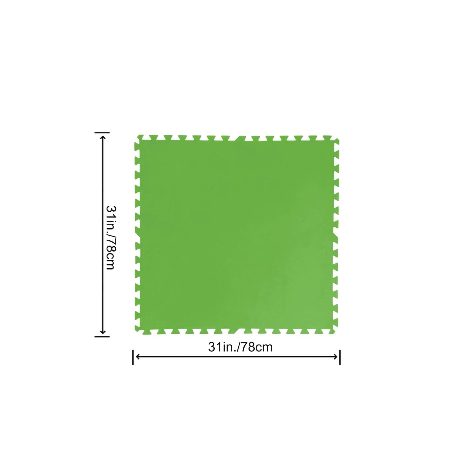 Bestway Pool-Bodenschutzfliesen Set 9 Stück Grün