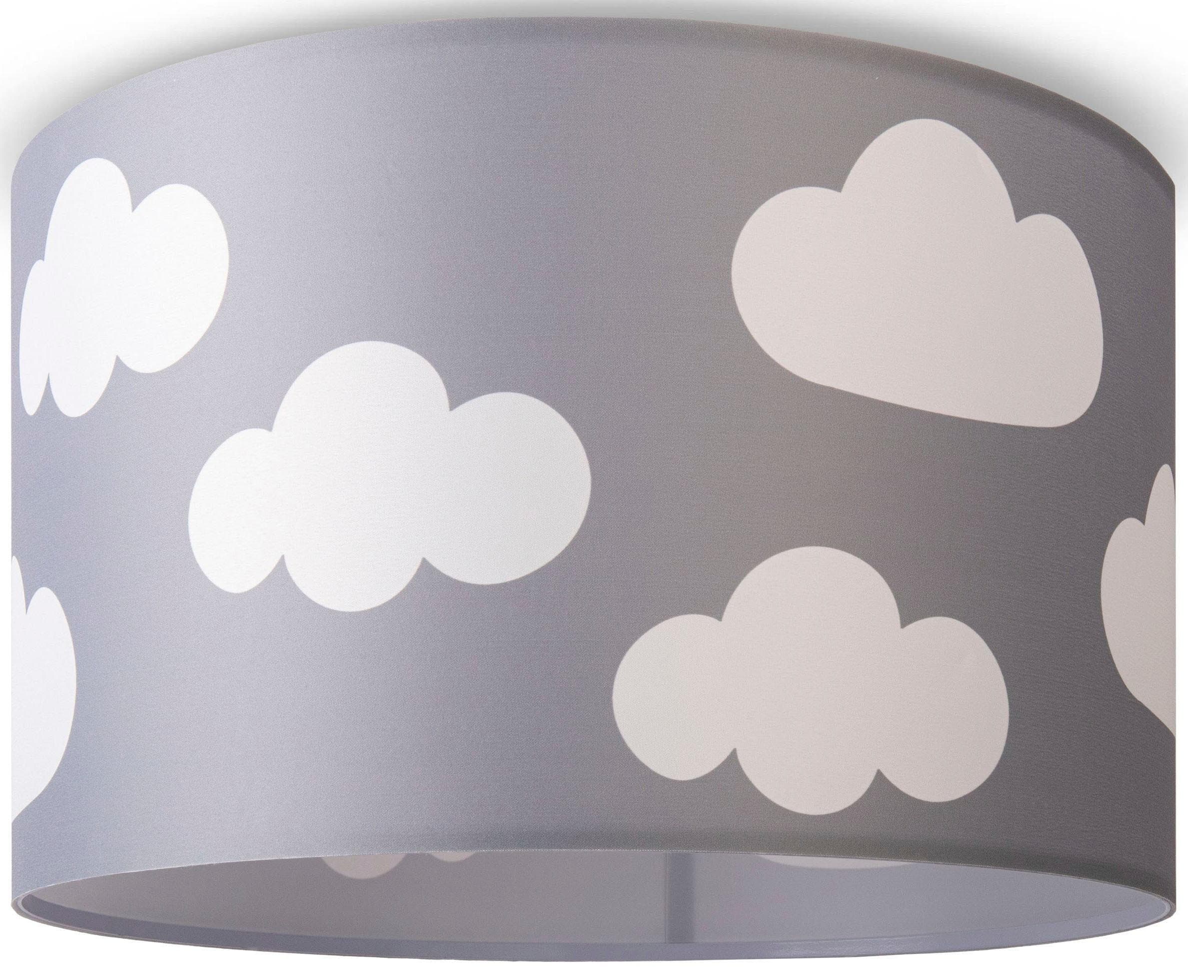 Paco Home Deckenleuchte Hugo Cosmo - Kinderzimmer Lampe mit Wolkenmuster