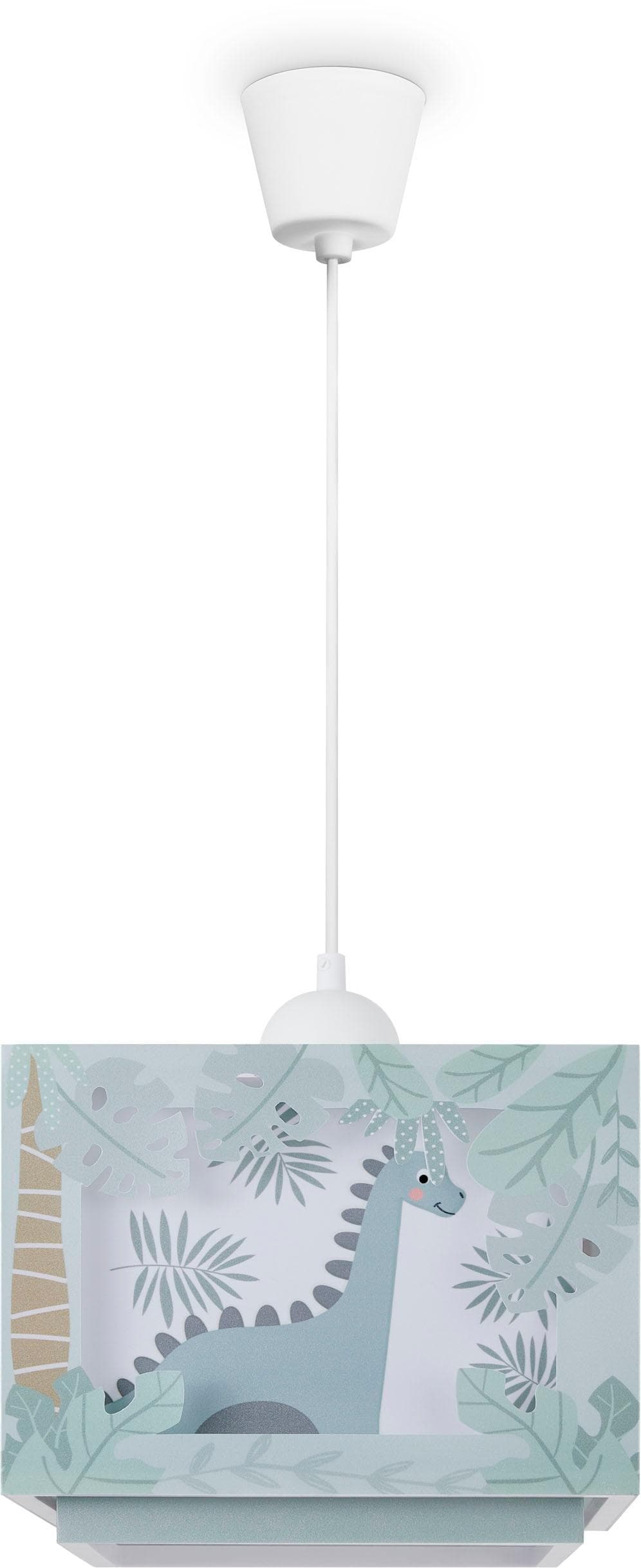 Paco Home GRETA Dino Pendelleuchte für Kinderzimmer