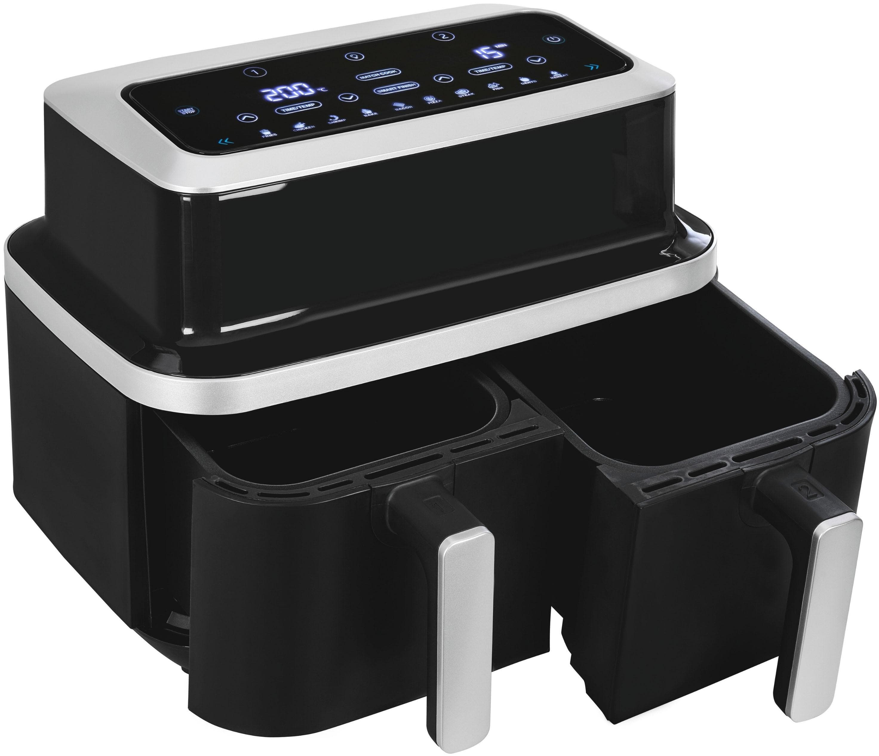 GUTFELS Fritteuse "AIRFRY 5010" Schwarz Silber