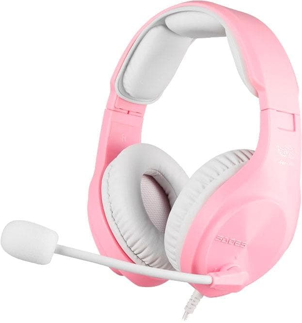 SADES Gaming-Headset A2 pink weiß
