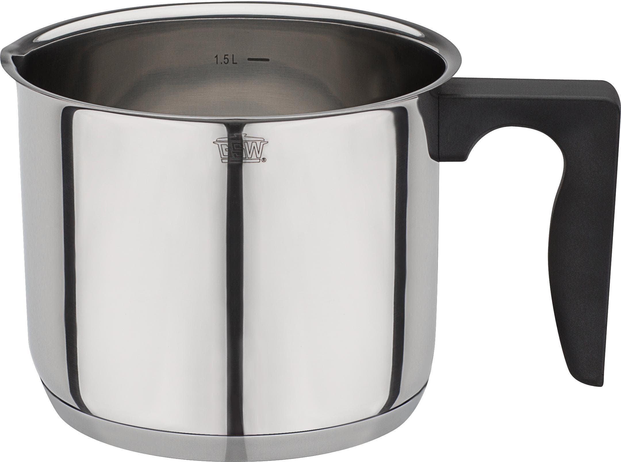 GSW Milchtopf Como Edelstahl Induktion 1,8 Liter
