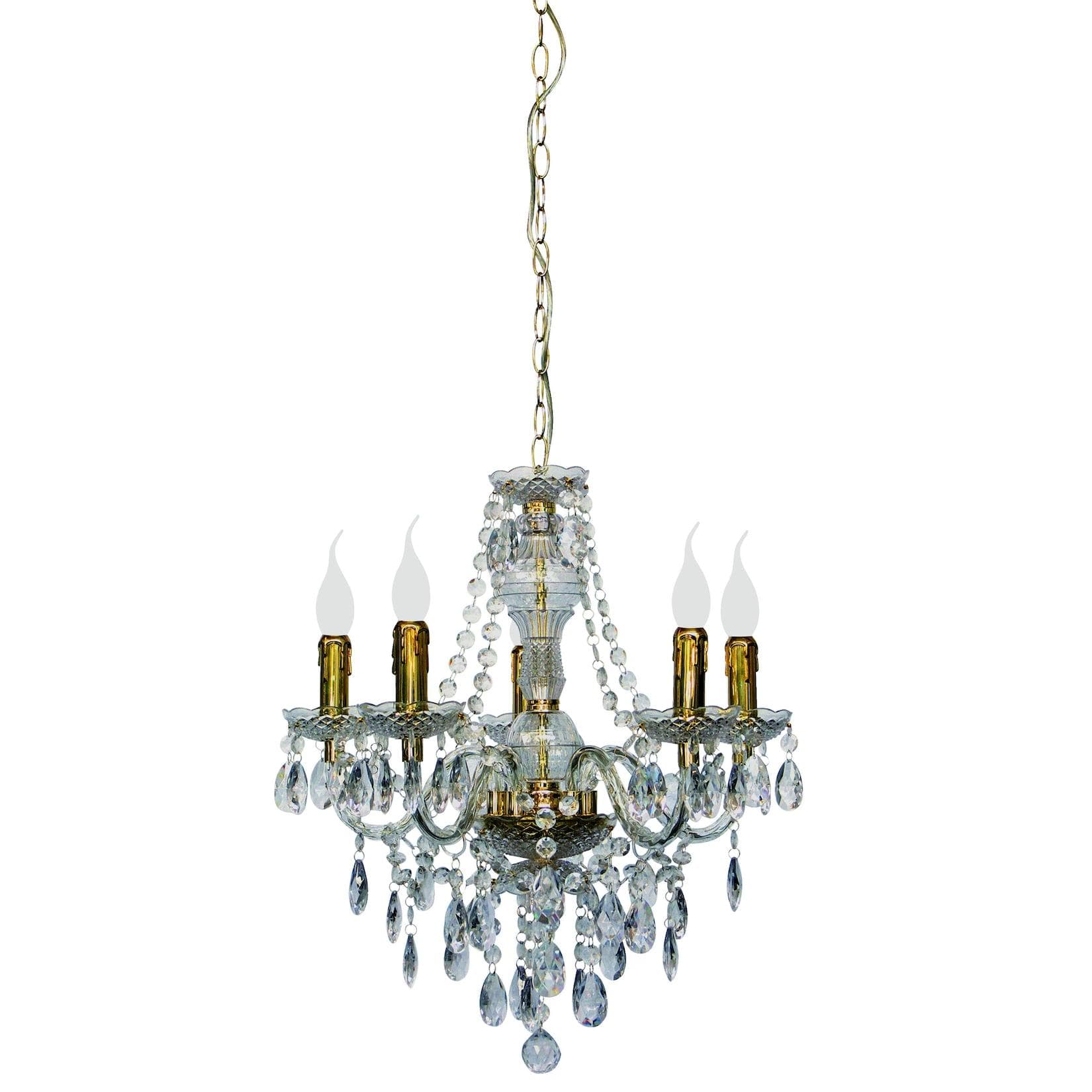 Reality Leuchten Kronleuchter Kronleuchter-T: Höhenverstellbarer Acryl-Kronleuchter